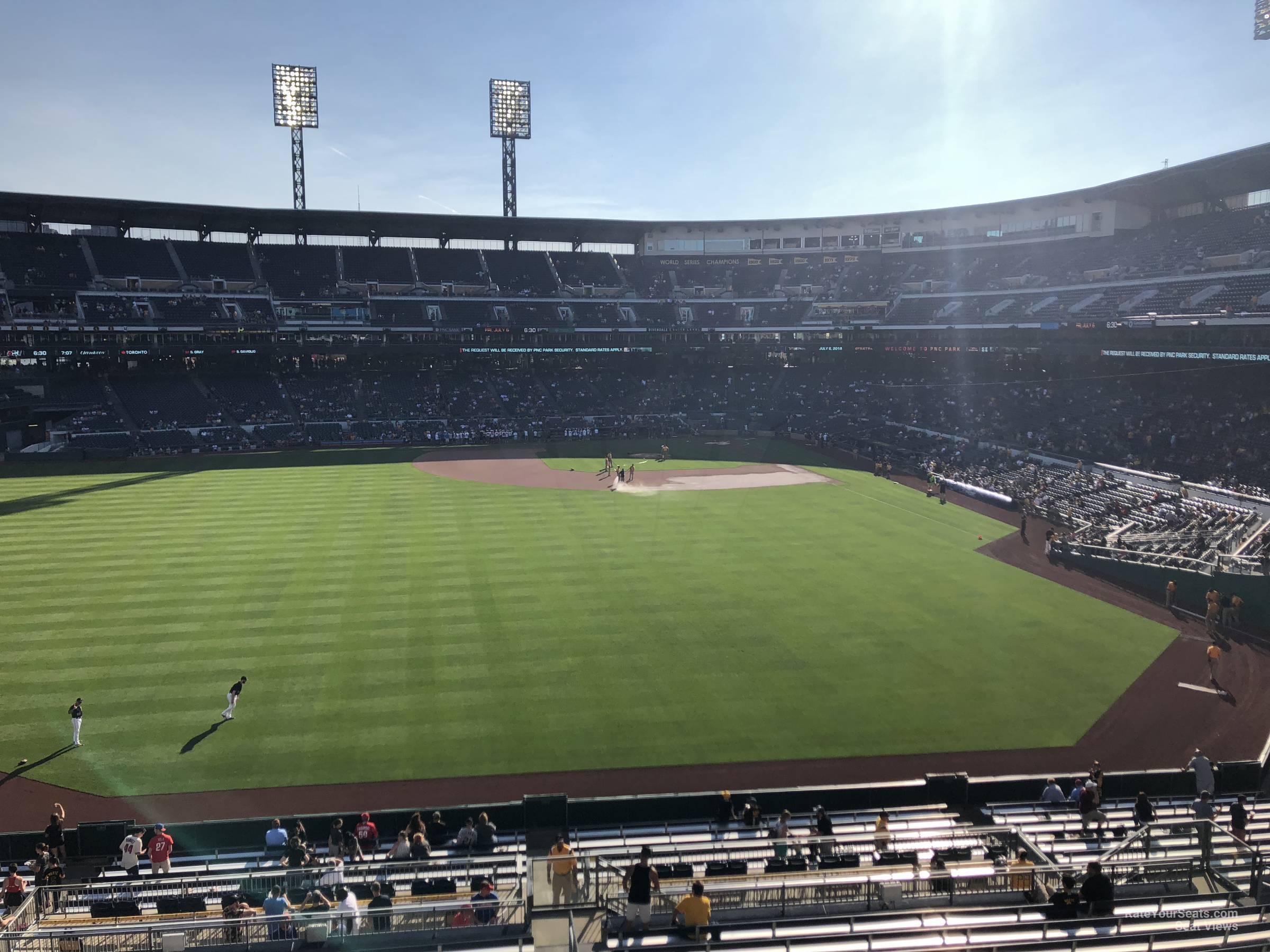 section 337, row c seat view  for baseball - pnc park