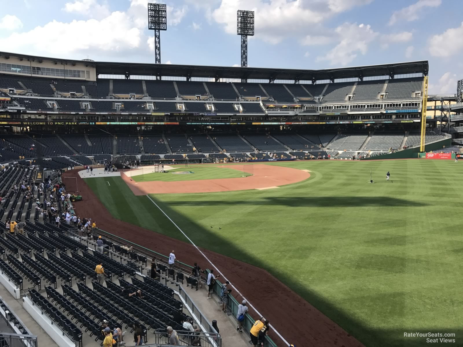 section 146, row f seat view for baseball - pnc park