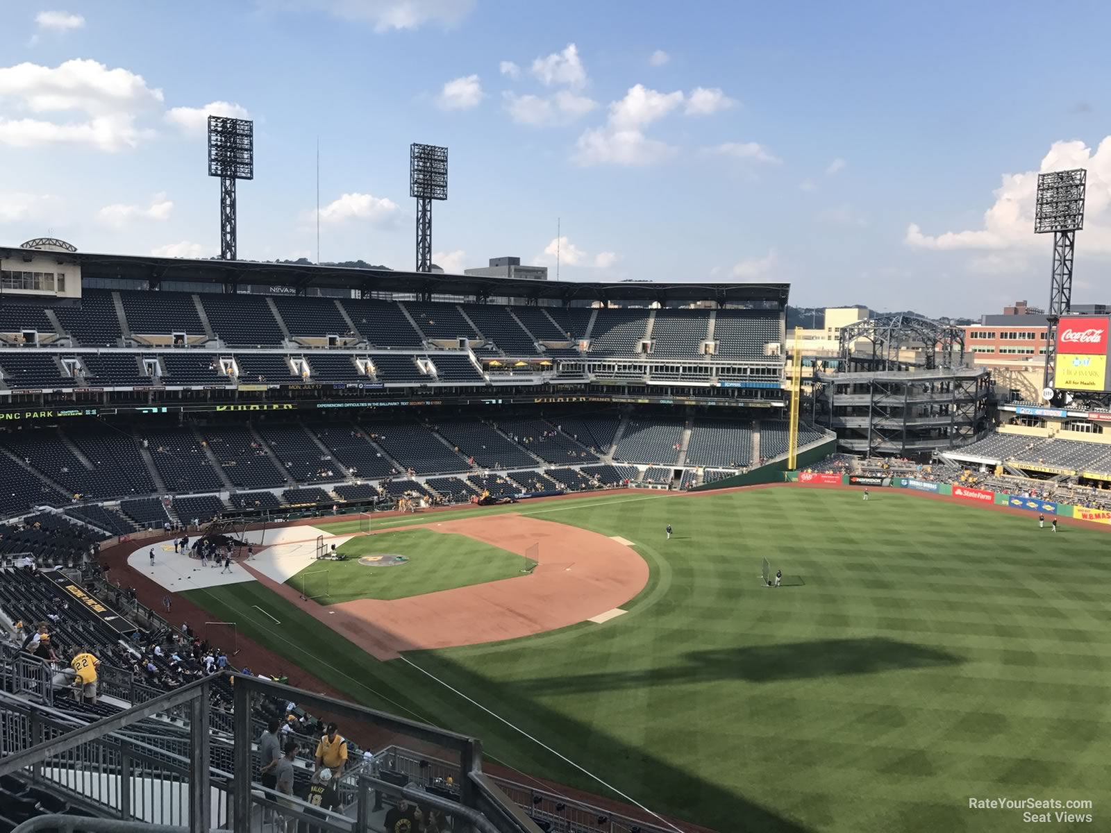 section 301, row j seat view  for baseball - pnc park