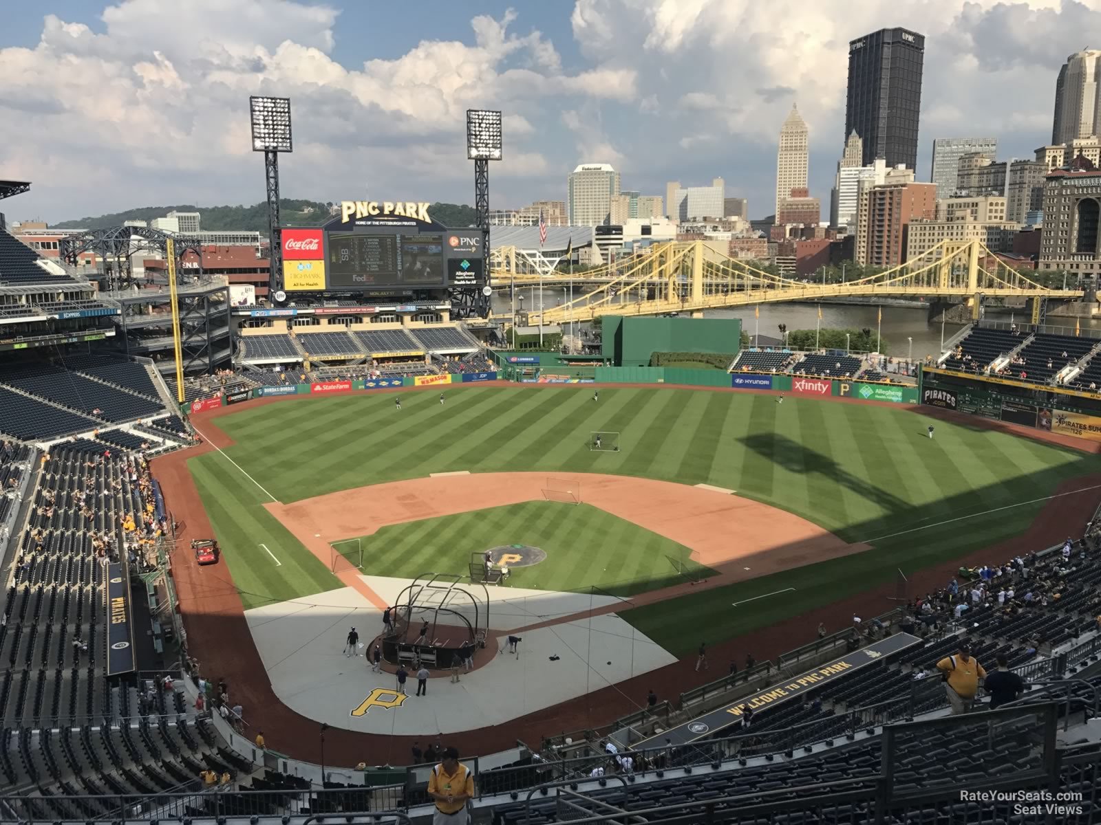 section 314, row j seat view  for baseball - pnc park