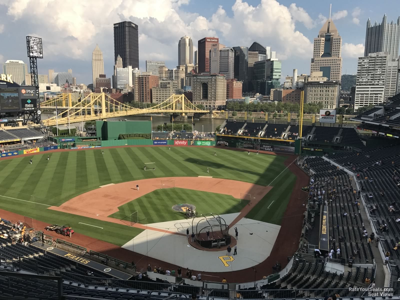 section 318, row j seat view  - pnc park