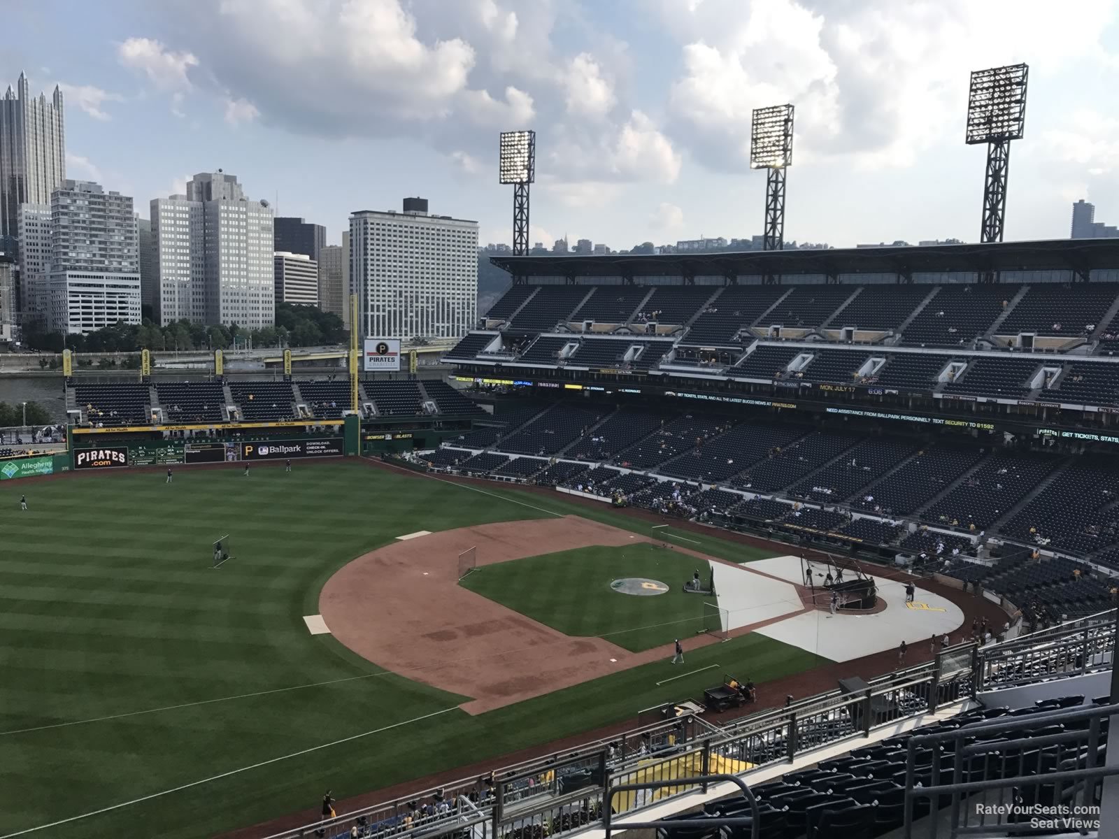 section 328, row j seat view  for baseball - pnc park