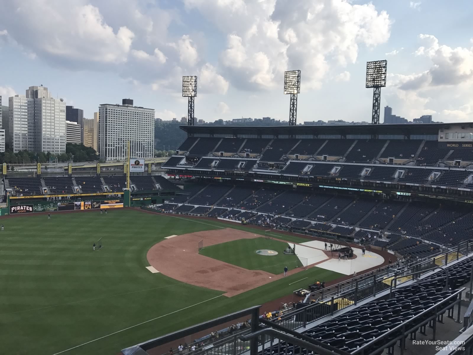 section 330, row j seat view  for baseball - pnc park