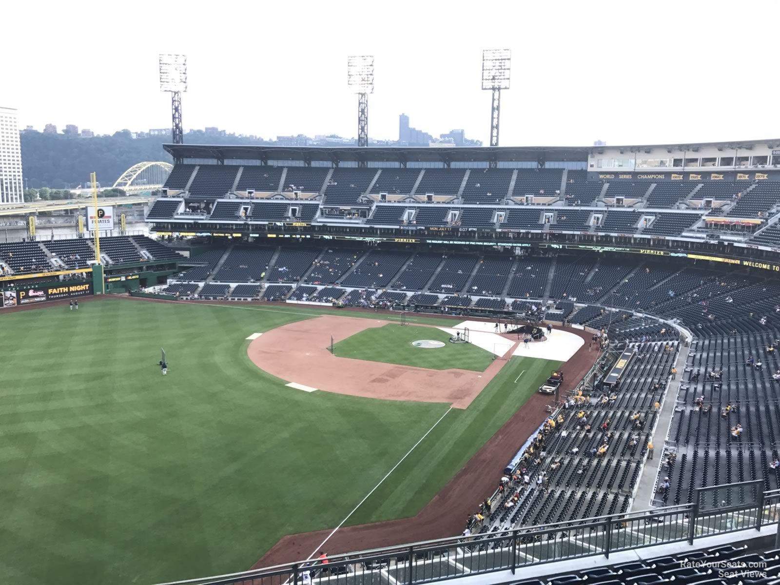 section 333, row j seat view  - pnc park