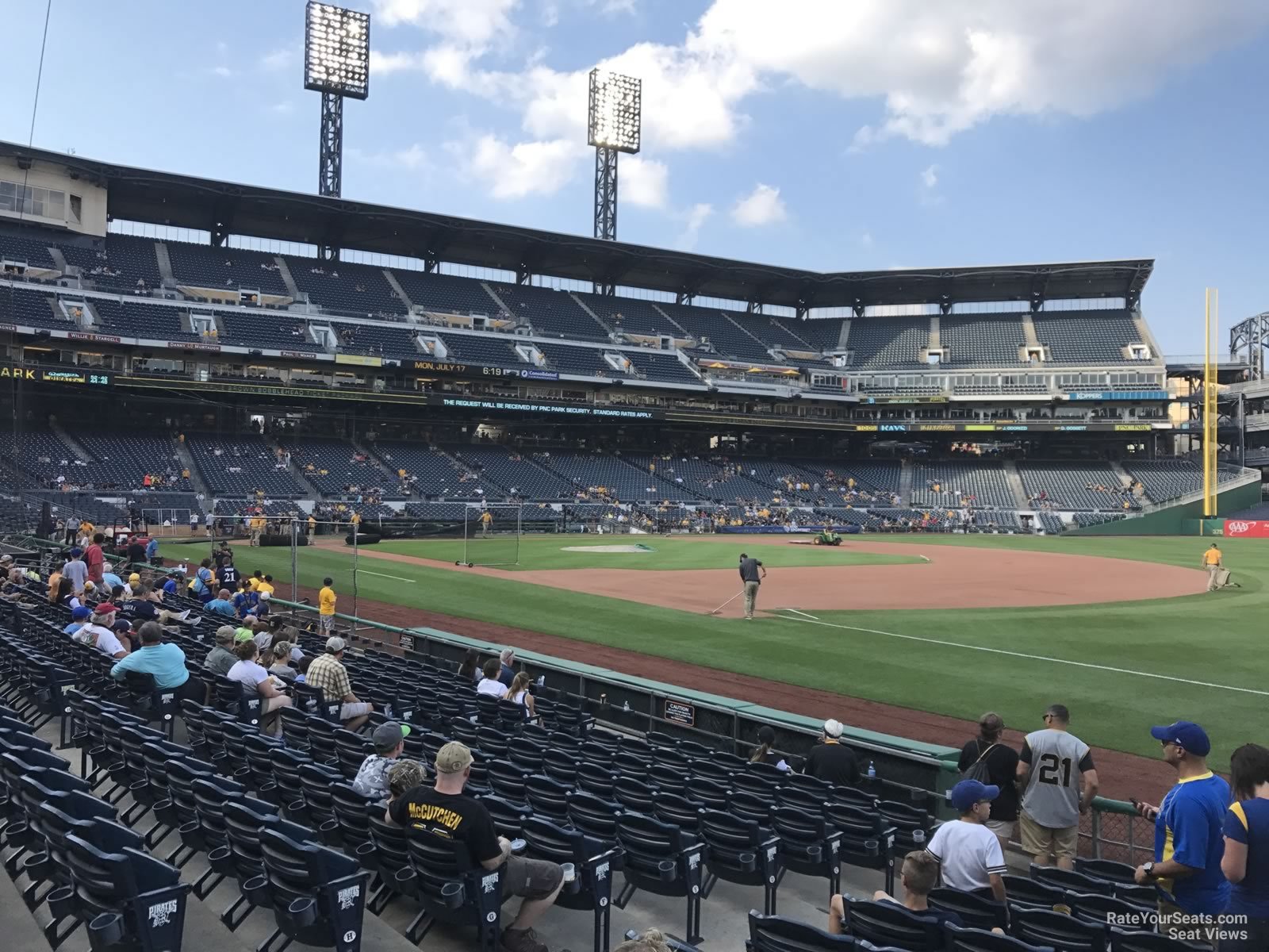 pnc park section 5 rateyourseats com pnc seating chart