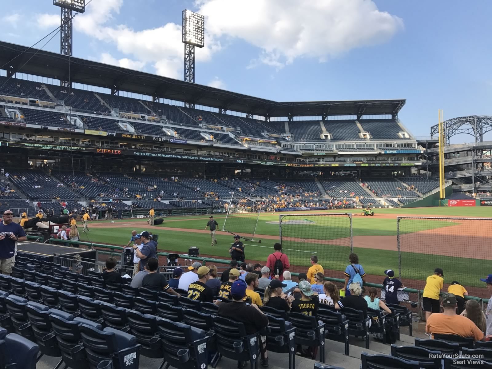 section 8, row m seat view  - pnc park