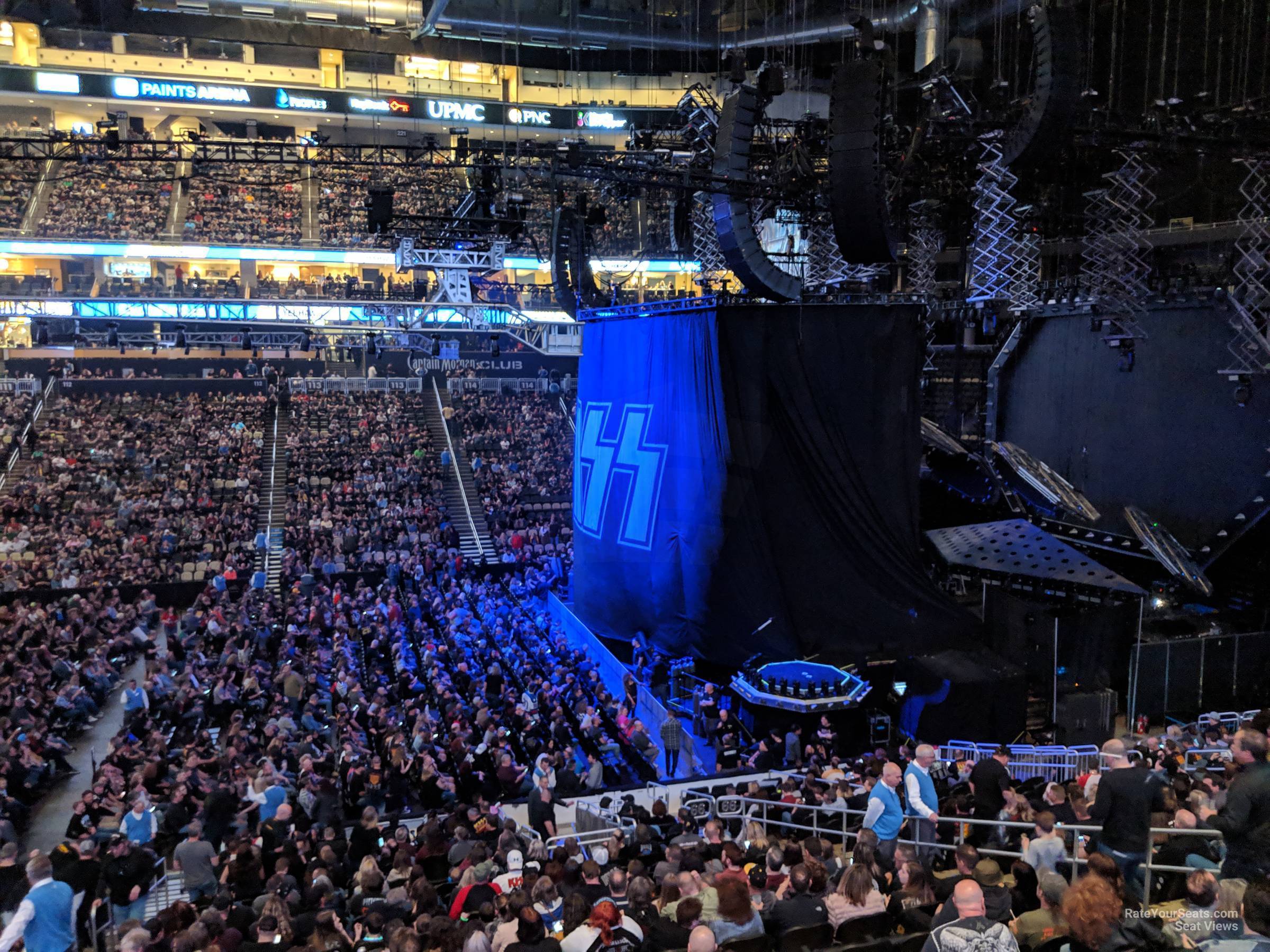 Ppg Paints Arena Seating Chart Section 112 Elcho Table