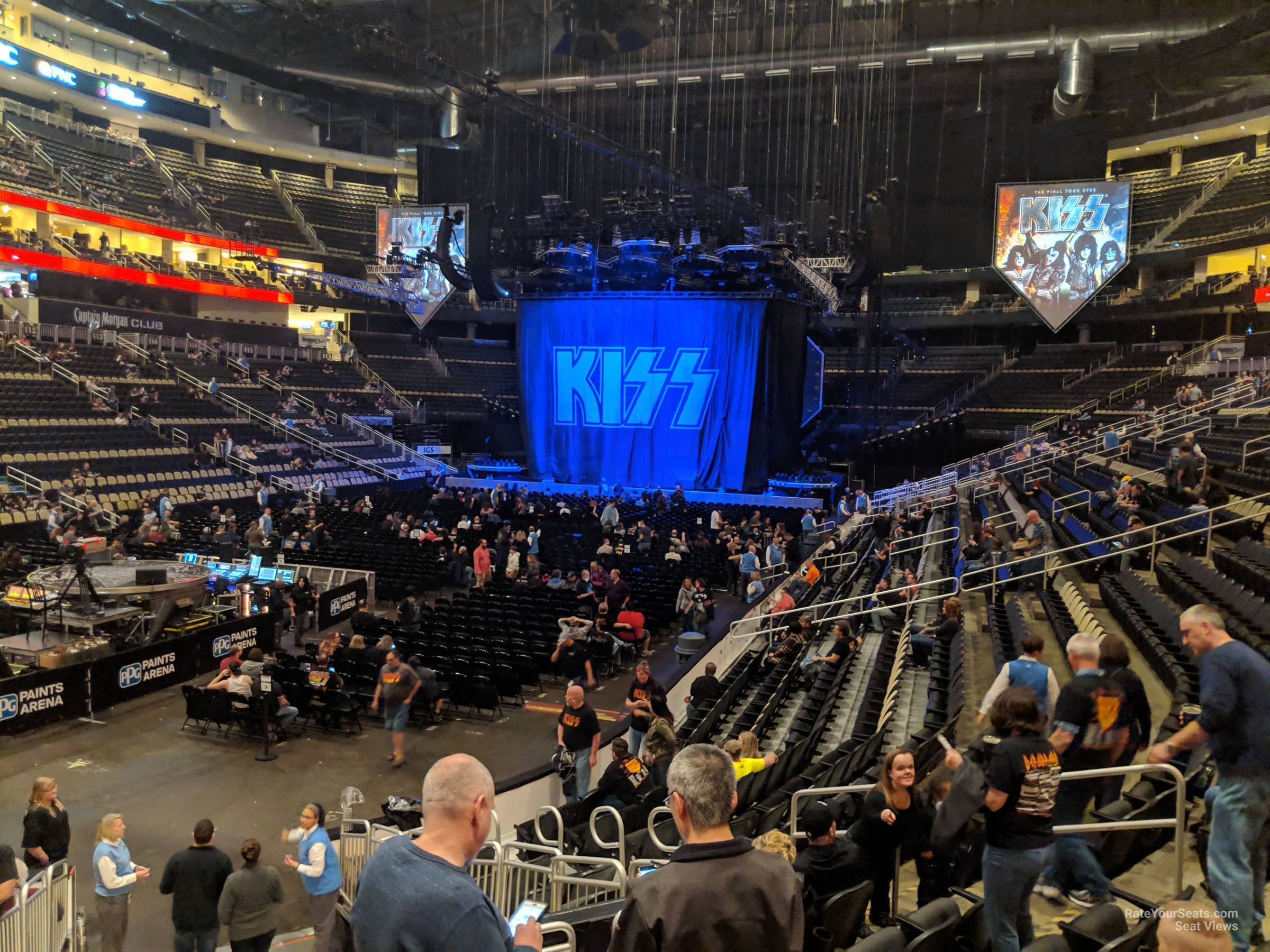 Section 105 at PPG Paints Arena for Concerts
