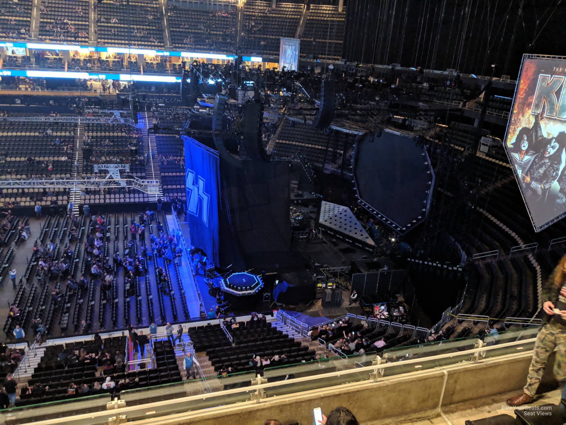 section 201, row c seat view  for concert - ppg paints arena