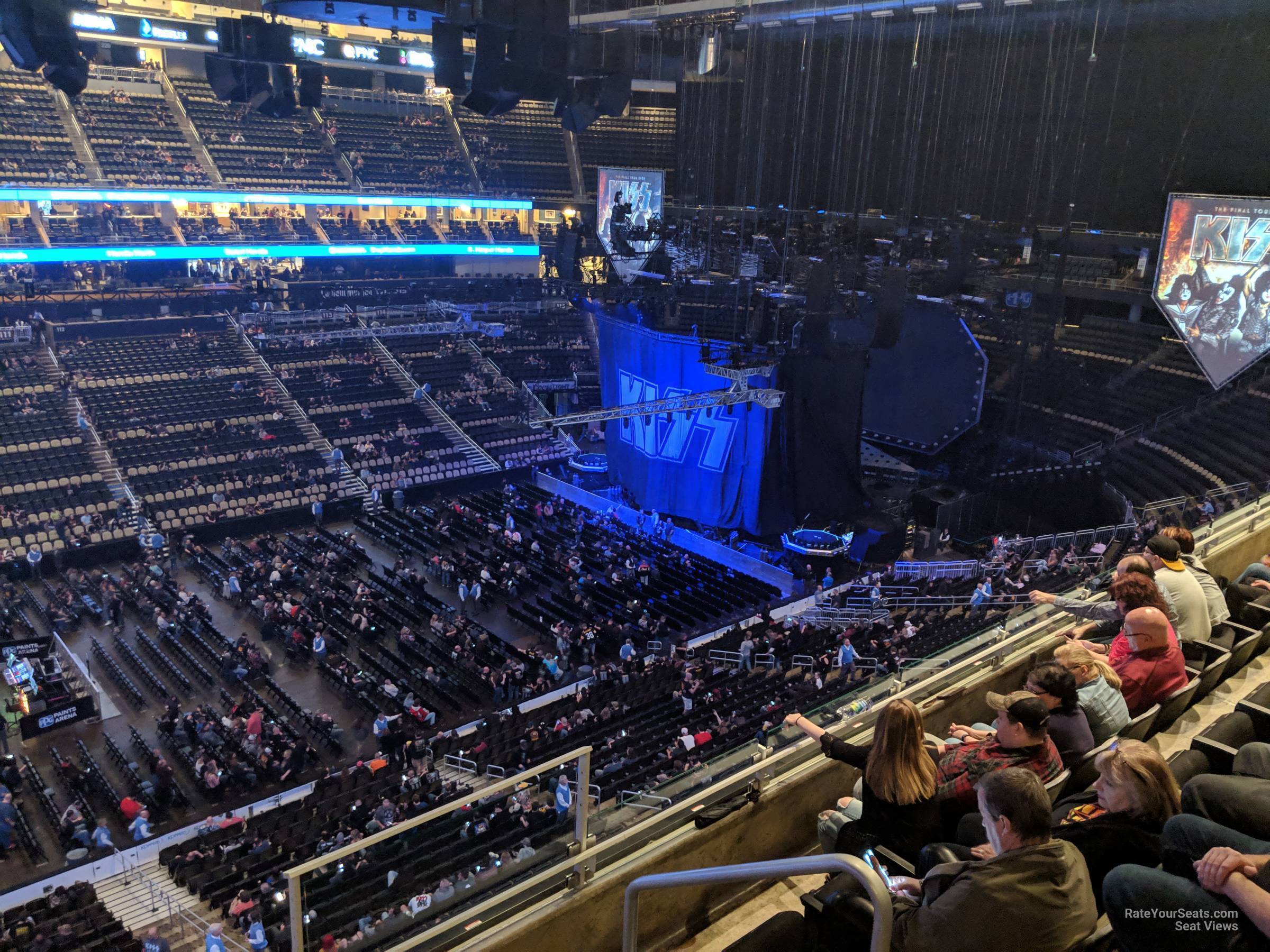 PPG Paints Arena Section 205 Concert Seating