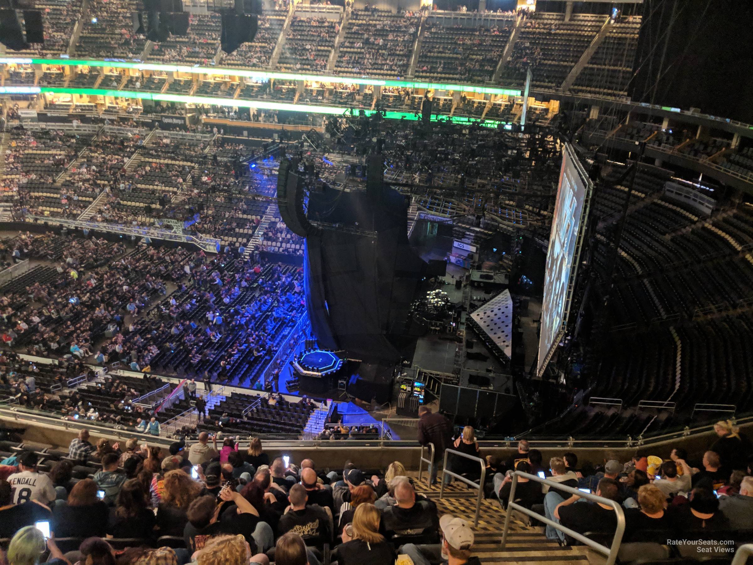 section 234, row l seat view  for concert - ppg paints arena
