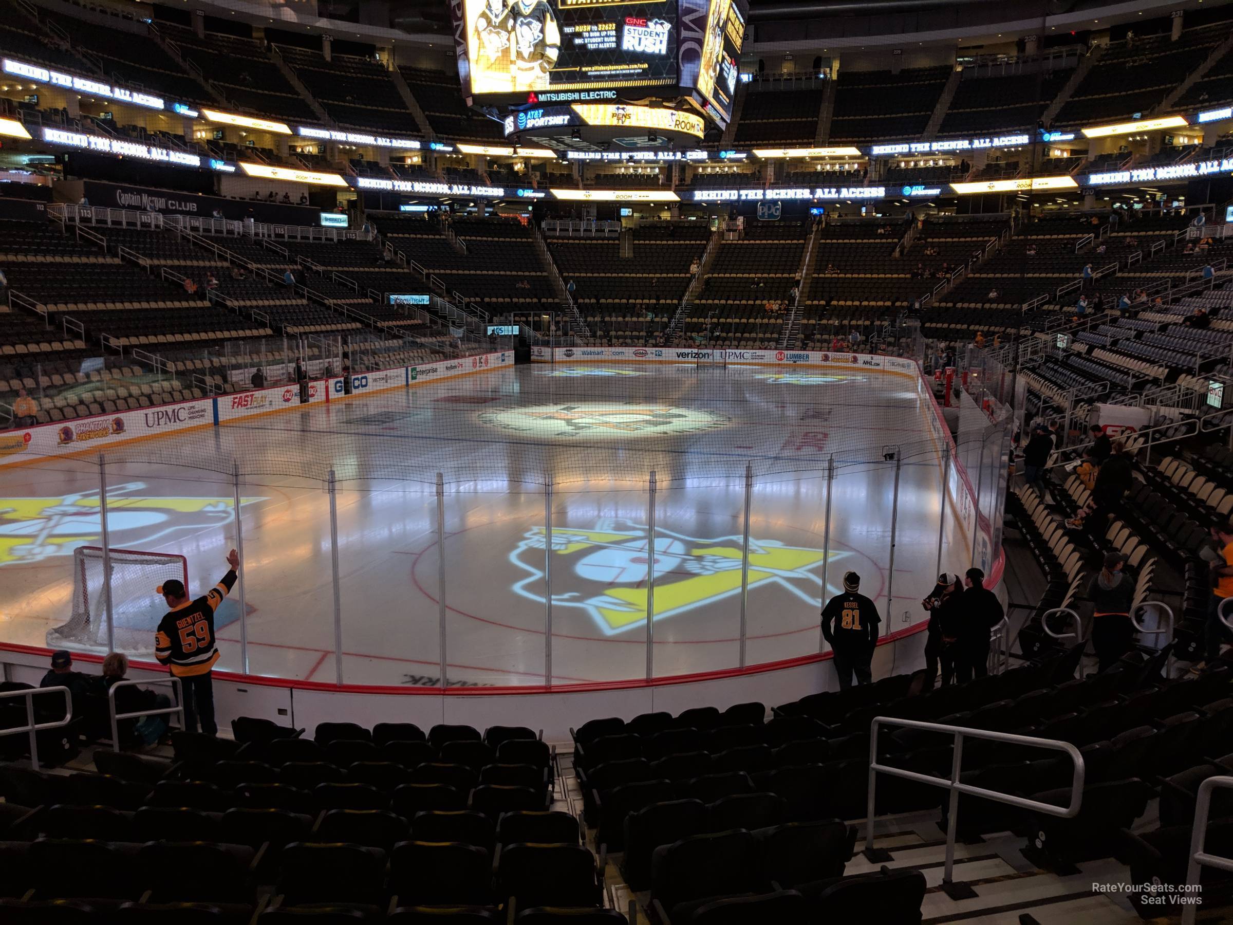 Section 106 at PPG Paints Arena Pittsburgh Penguins