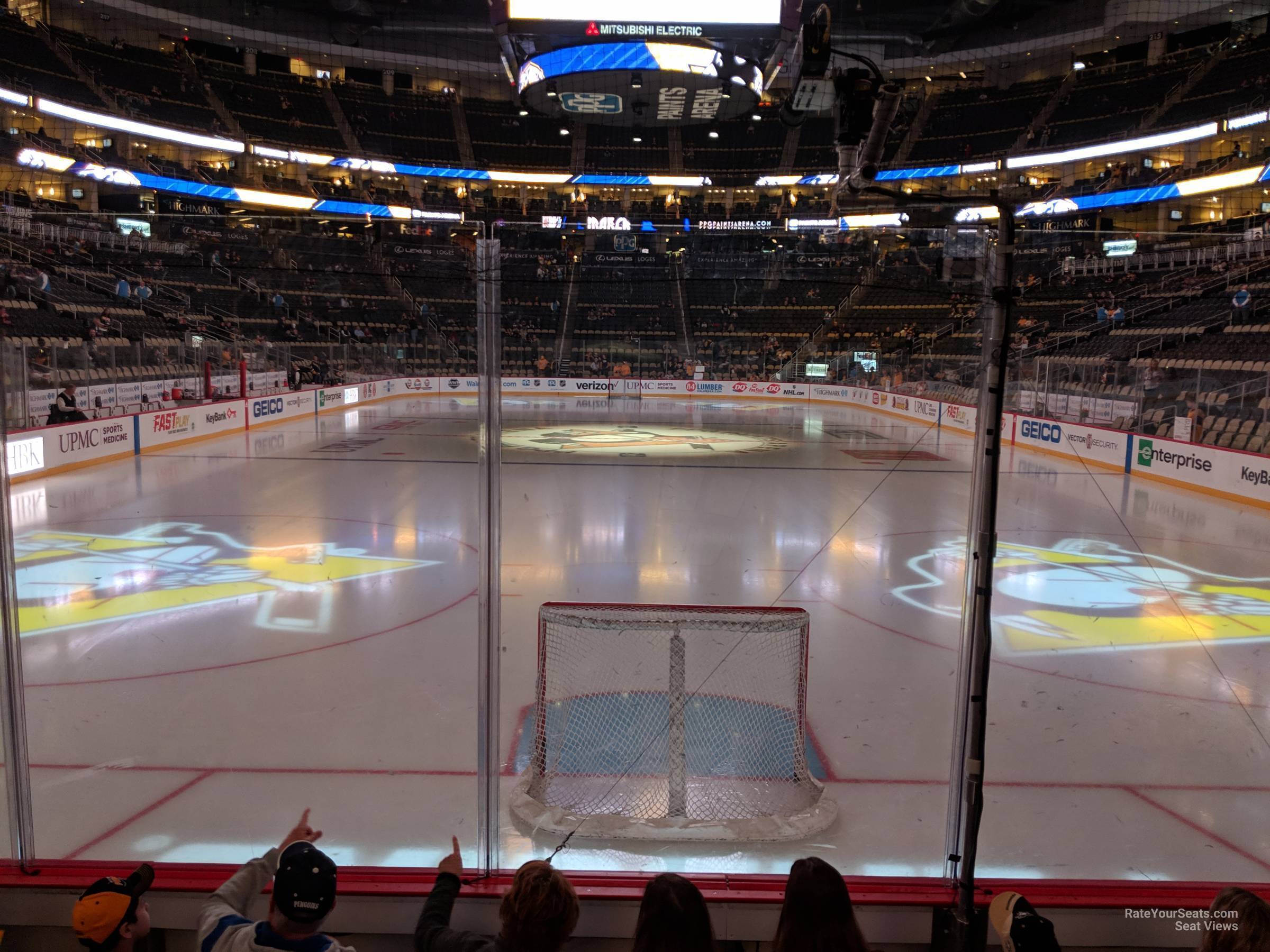 Section 118 at PPG Paints Arena Pittsburgh Penguins