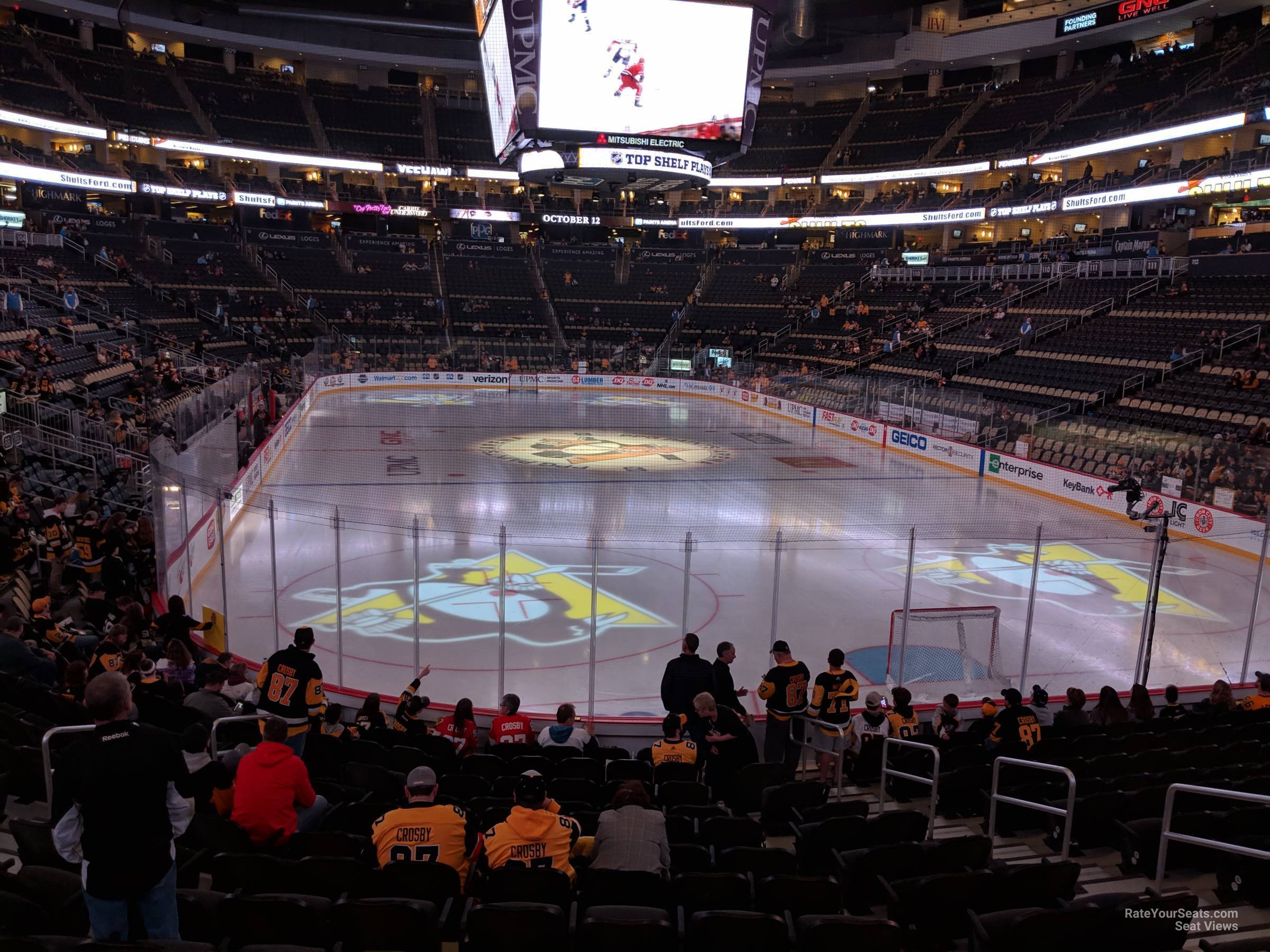 PPG Paints Arena, section 119, home of Pittsburgh Penguins, Pittsburgh  Power, page 1