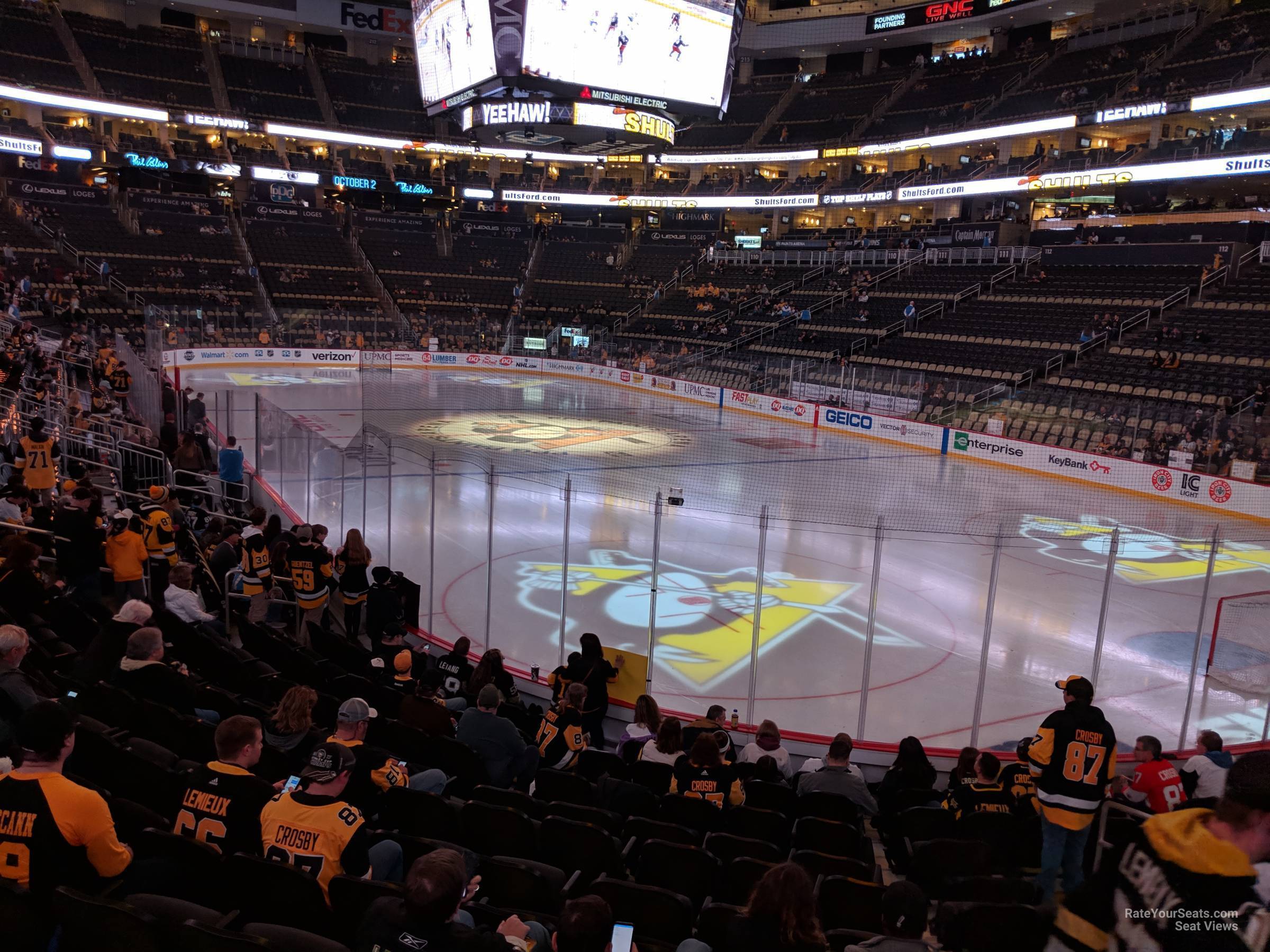 PPG Paints Arena Section 120 Pittsburgh Penguins