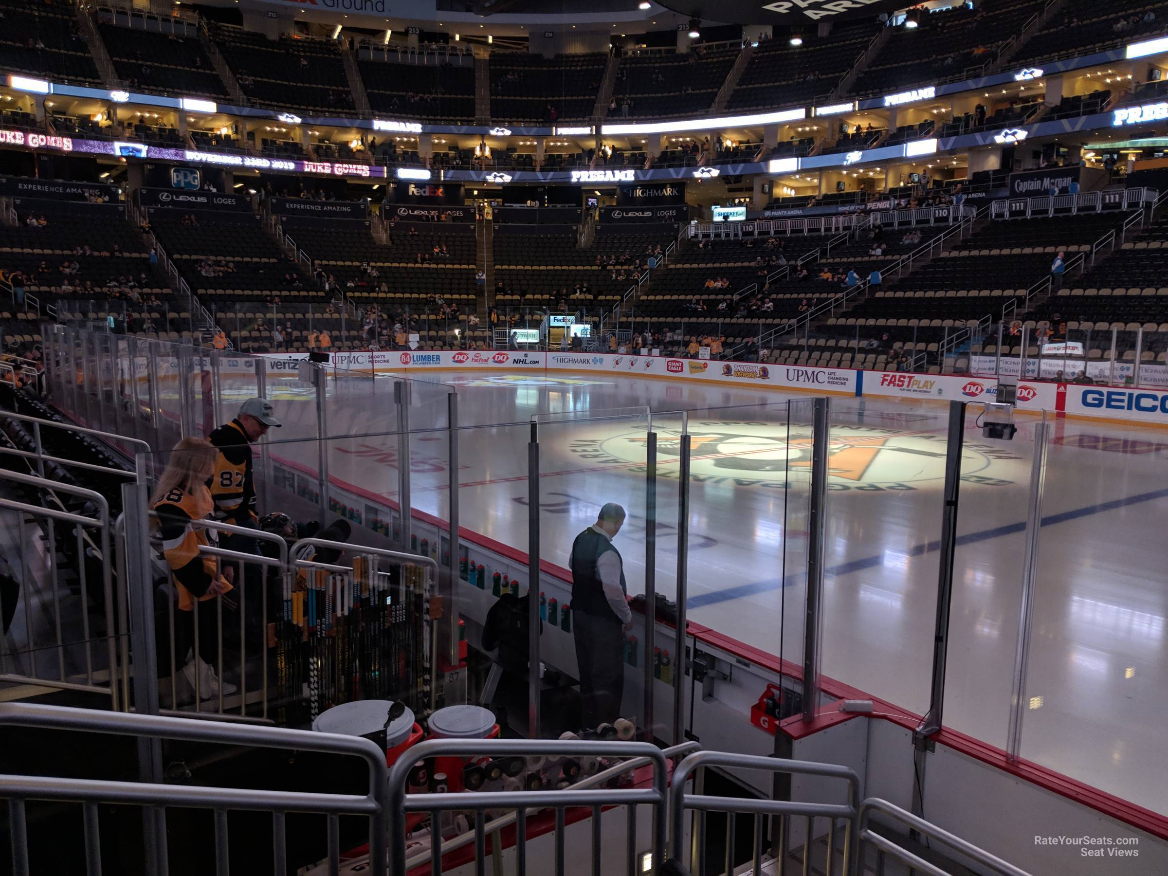 PPG Paints Arena Section 122 - Pittsburgh Penguins - RateYourSeats.com