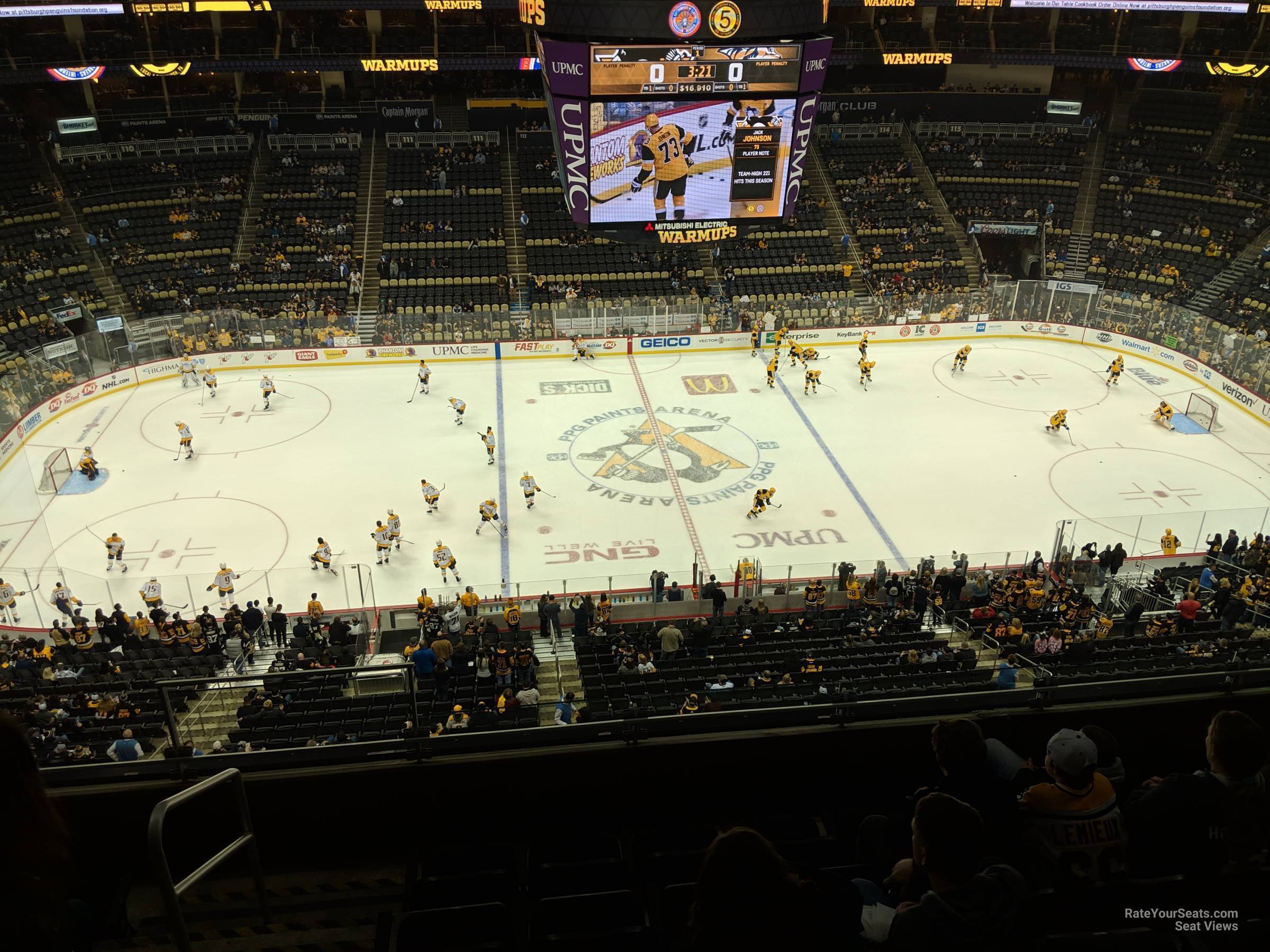 Section 219 at PPG Paints Arena 