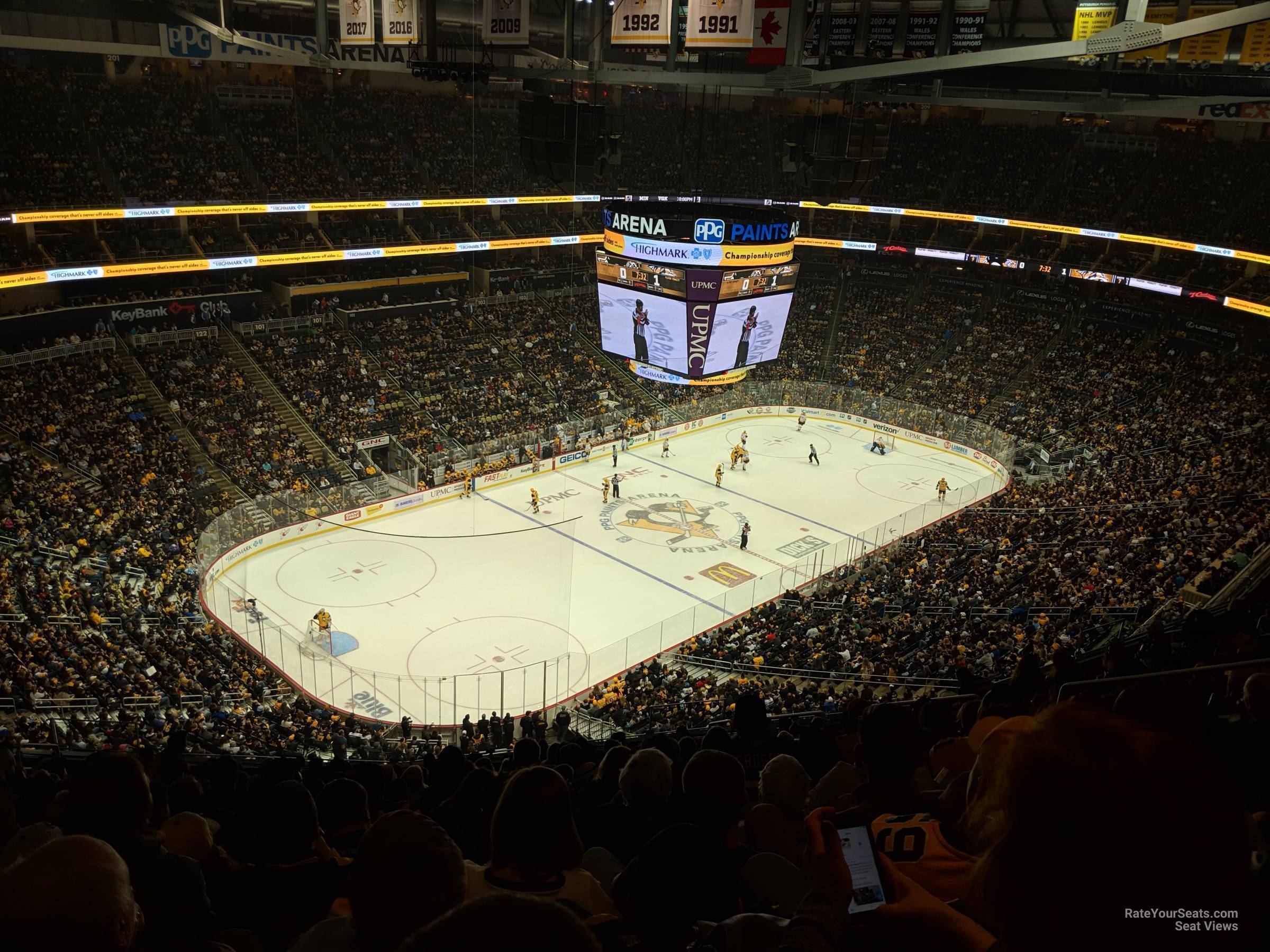 section 224, row sro seat view  for hockey - ppg paints arena