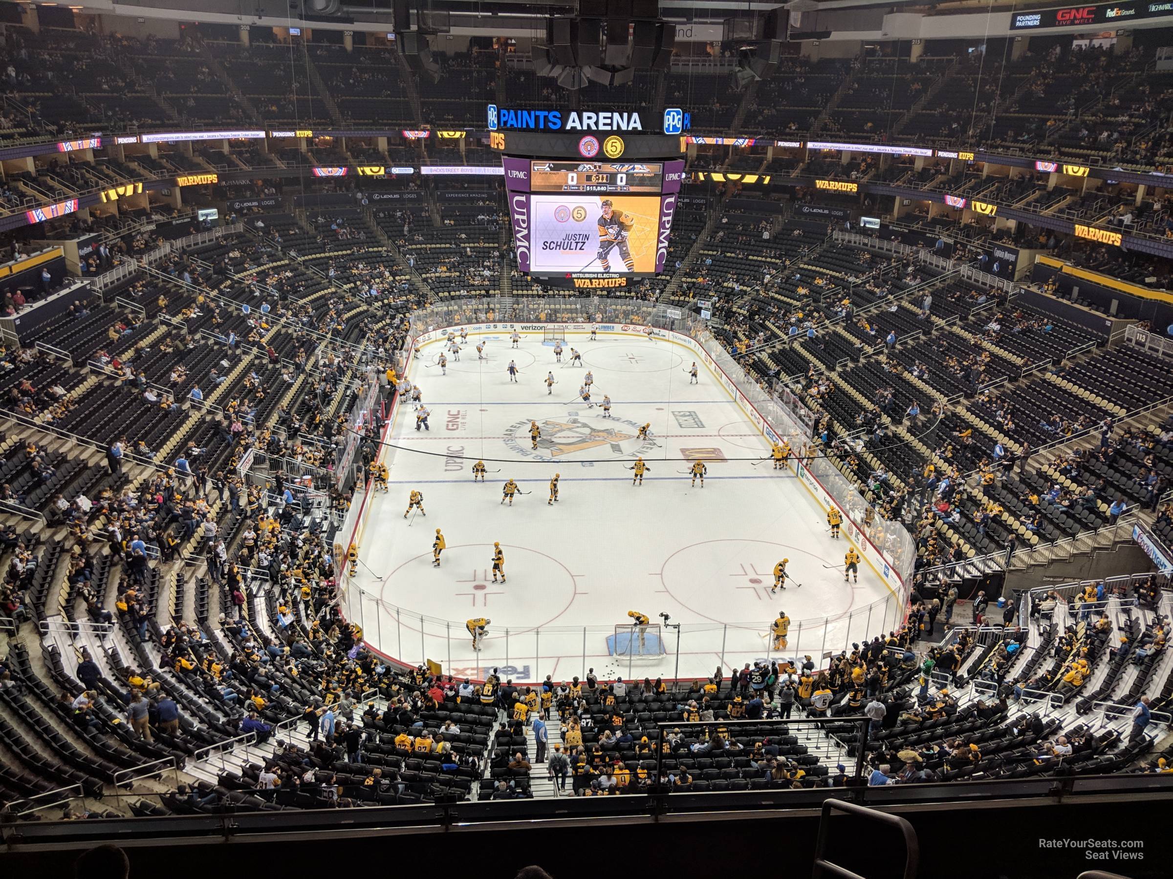 section 229, row f seat view  for hockey - ppg paints arena