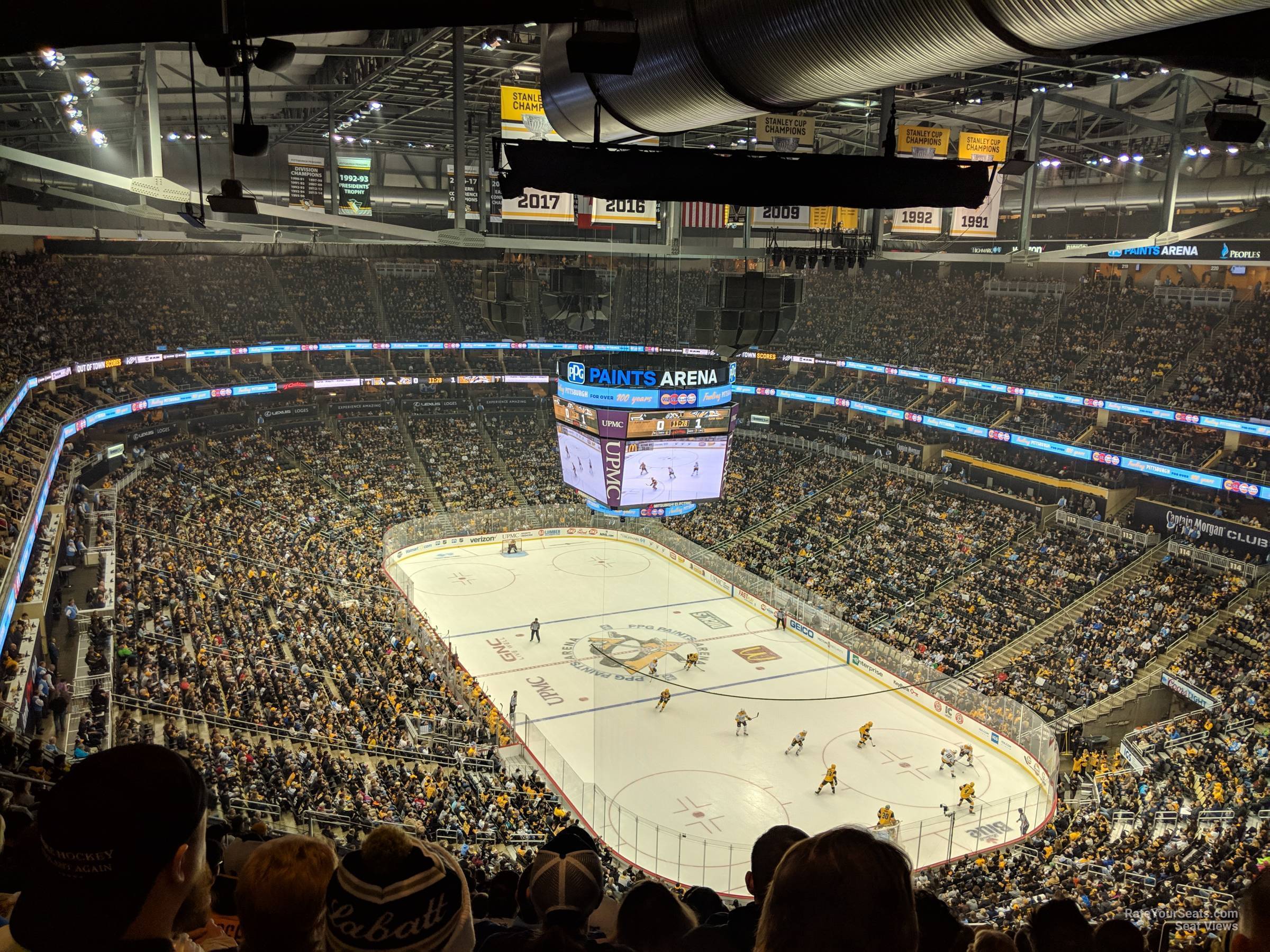 section 231, row sro seat view  for hockey - ppg paints arena