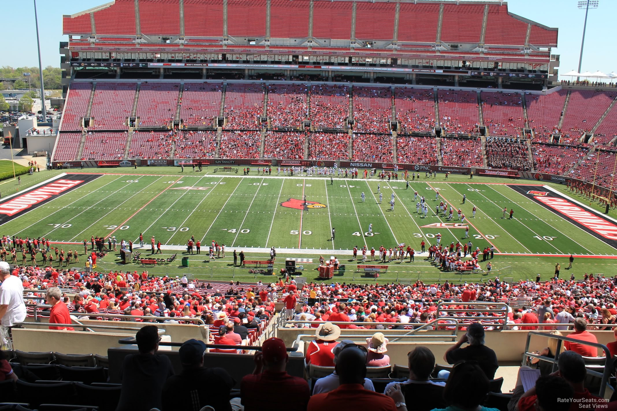 section w9 seat view  - l&n federal credit union stadium