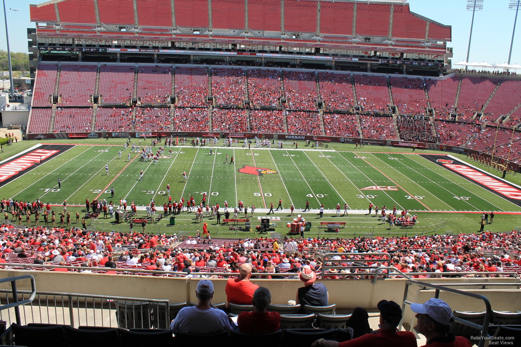 section w11 seat view  - cardinal stadium