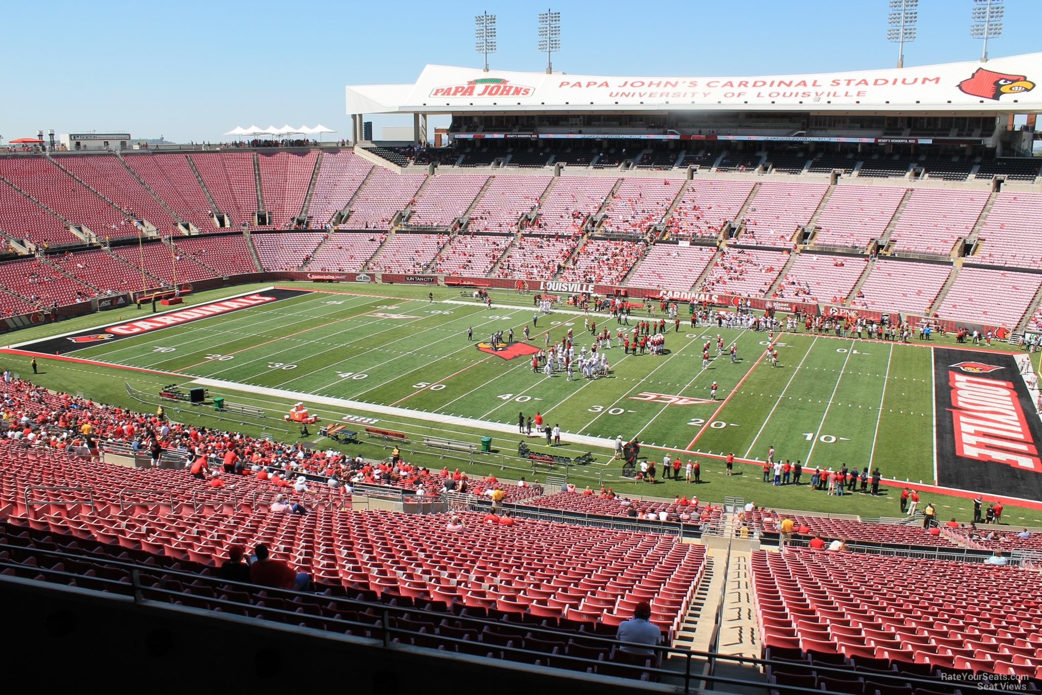 section e3 seat view  - cardinal stadium