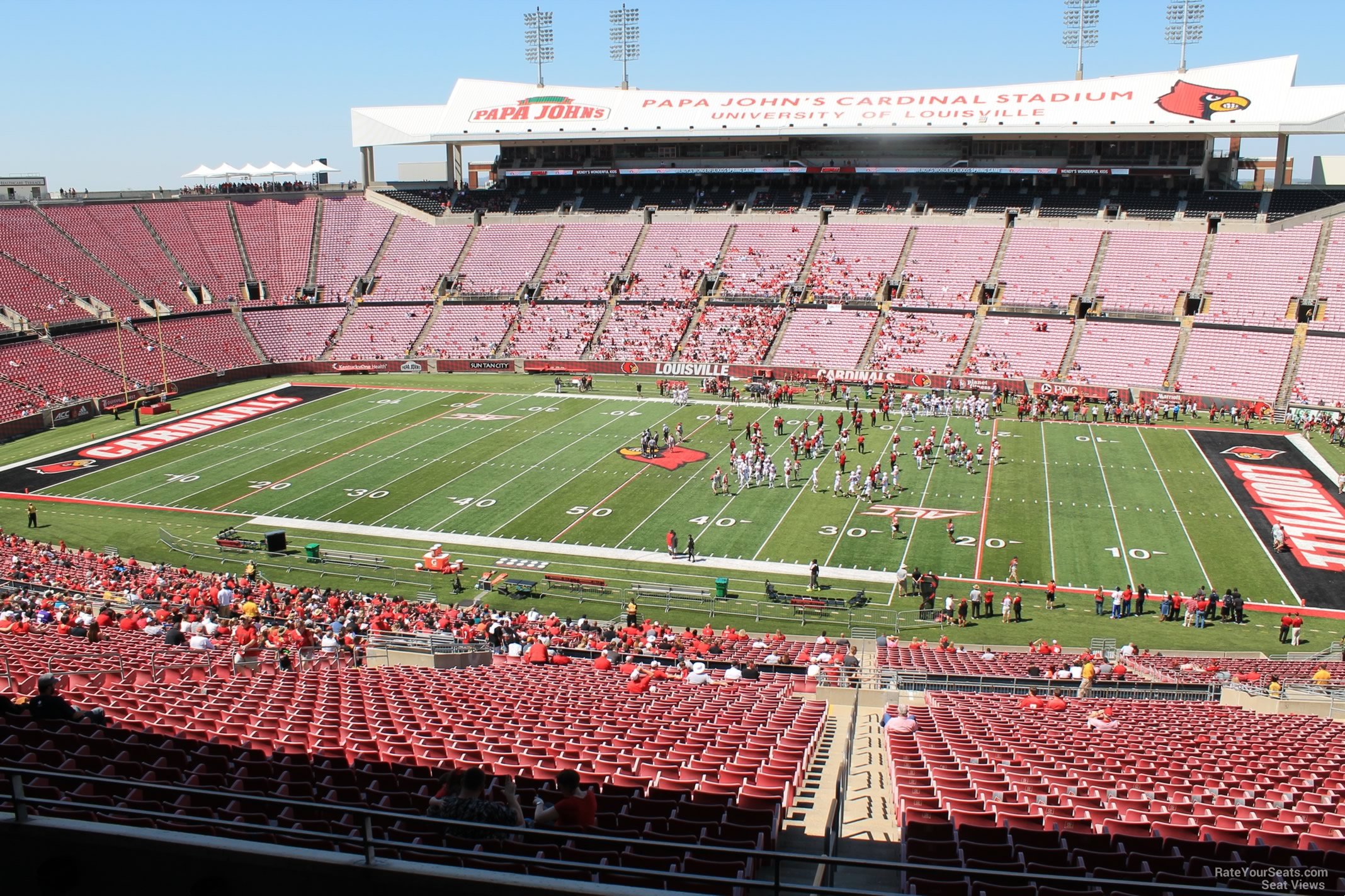 section e4 seat view  - cardinal stadium