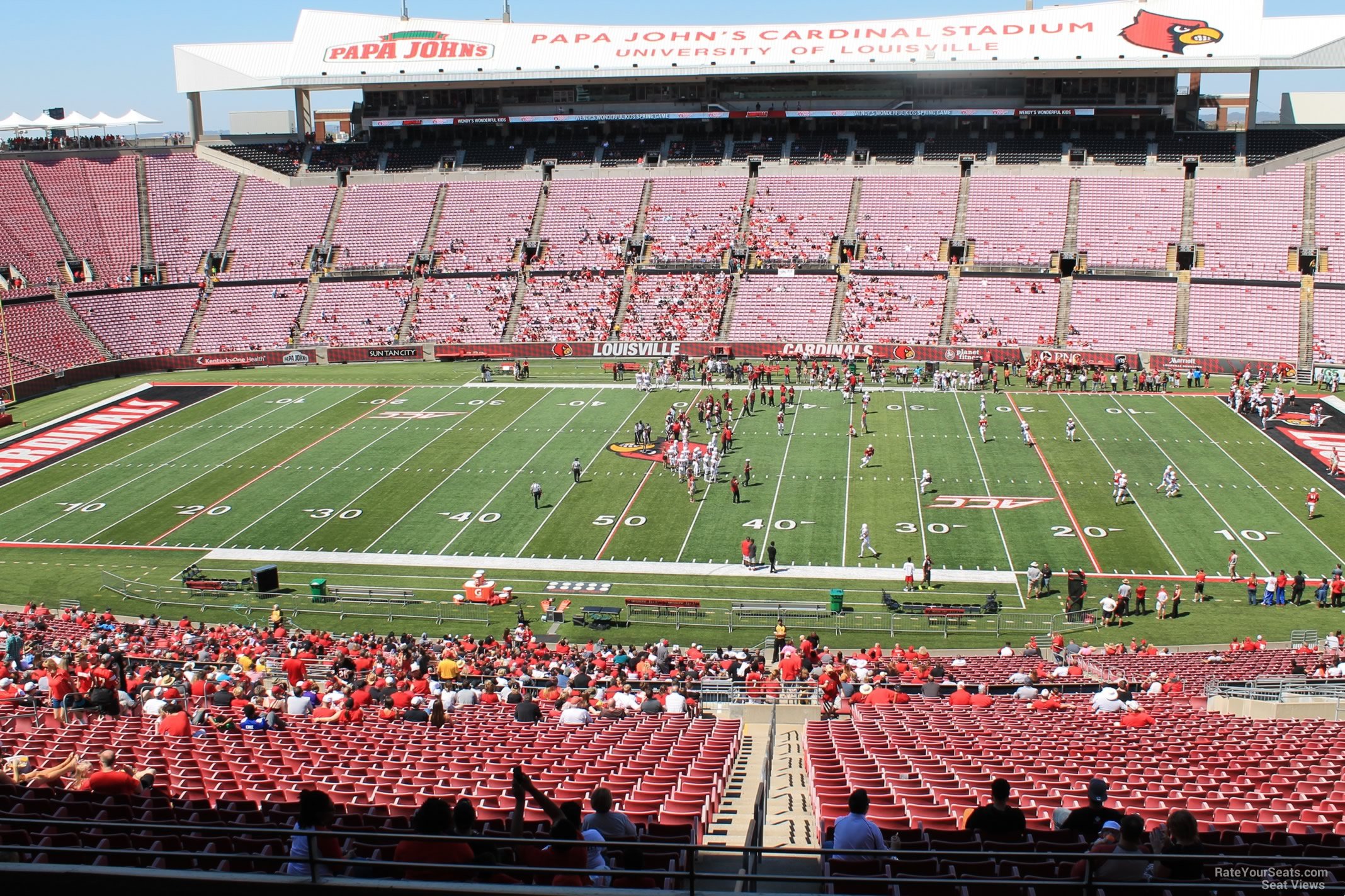 section e5 seat view  - l&n federal credit union stadium