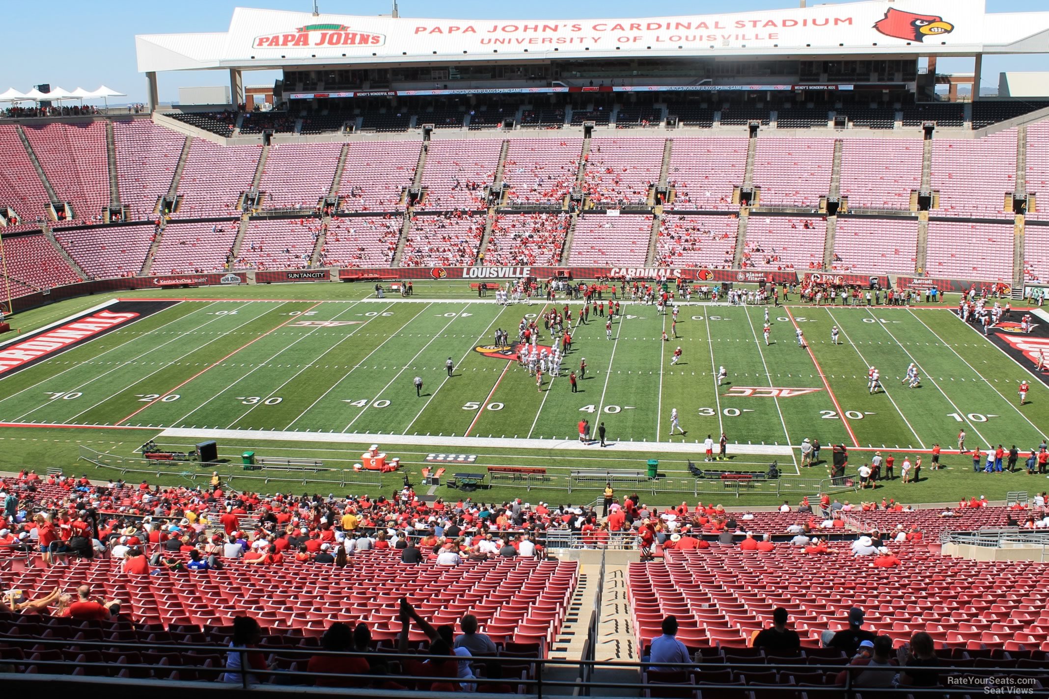 section e5 seat view  - cardinal stadium