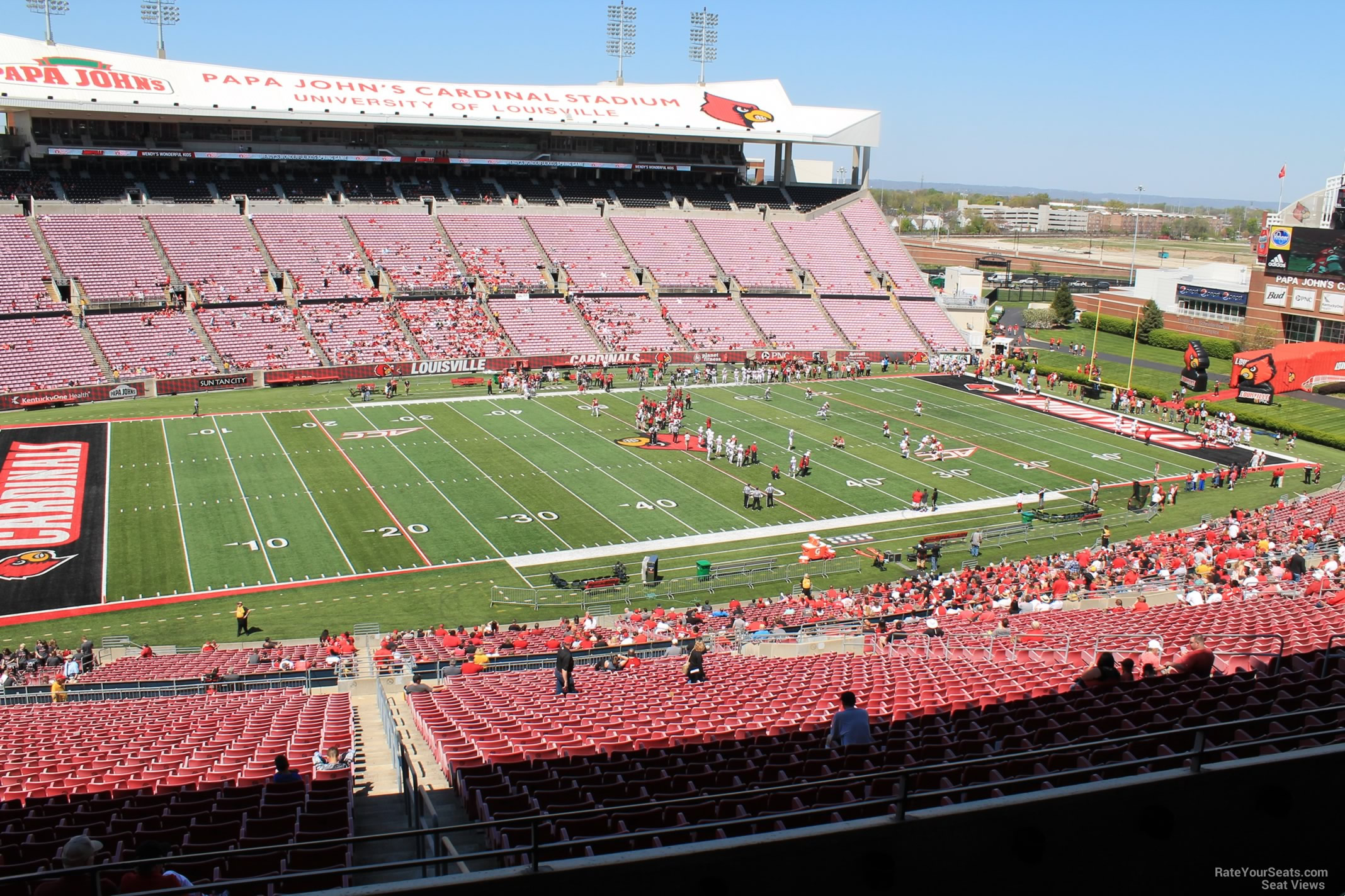 section e9 seat view  - cardinal stadium