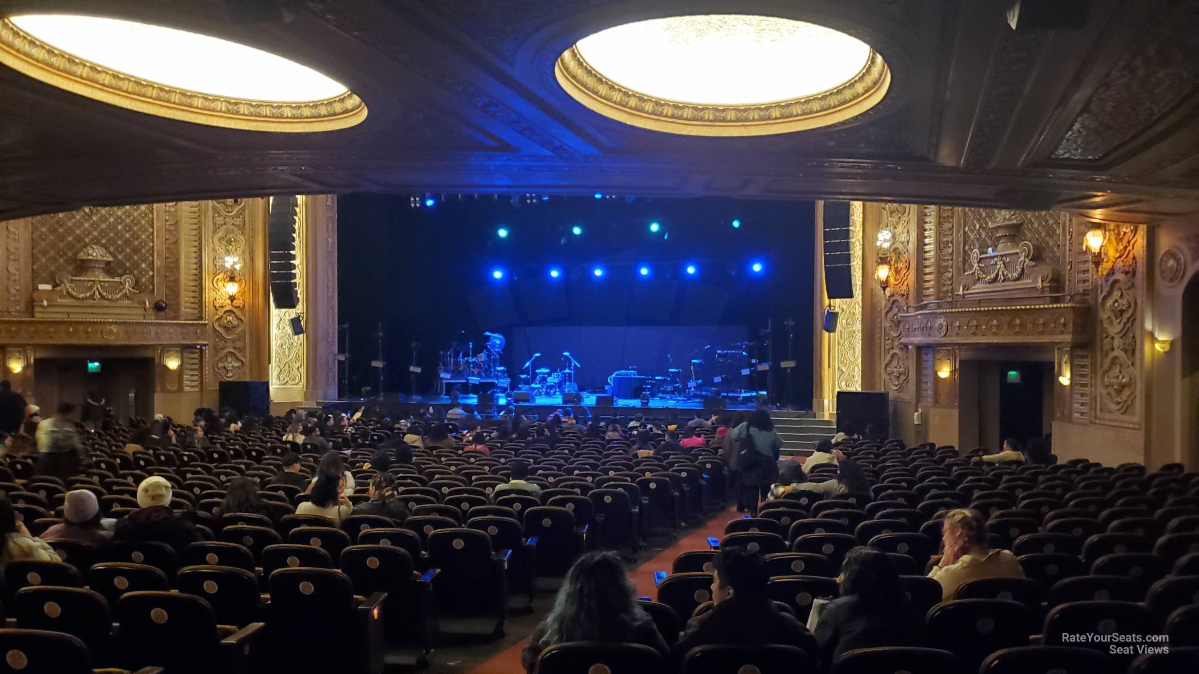 main floor 1, row ff seat view  - paramount theatre - seattle