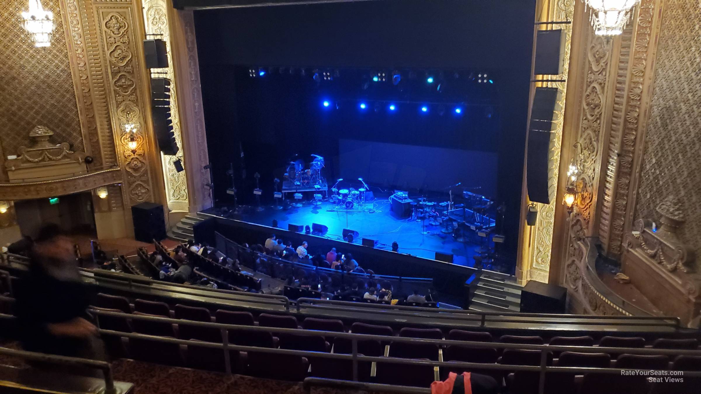 section 11, row d seat view  - paramount theatre - seattle