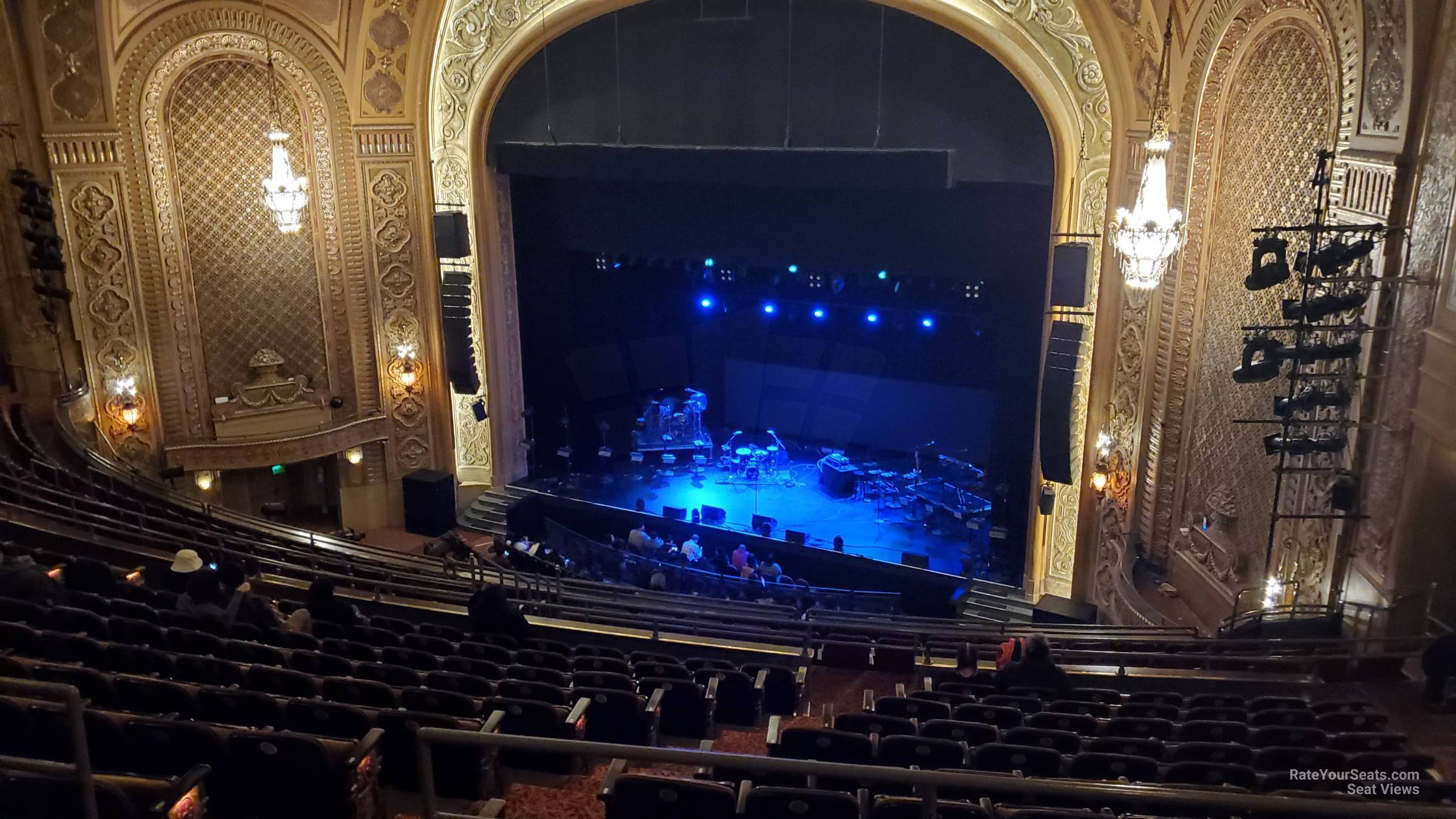 section 21, row l seat view  - paramount theatre - seattle