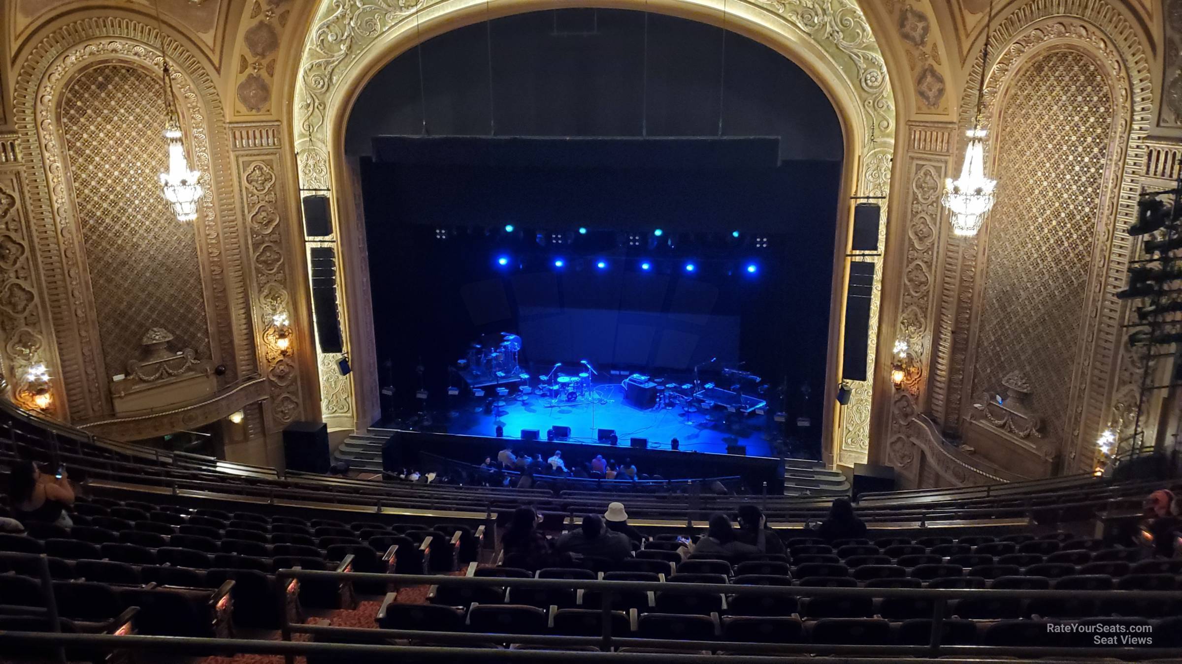 section 22, row m seat view  - paramount theatre - seattle