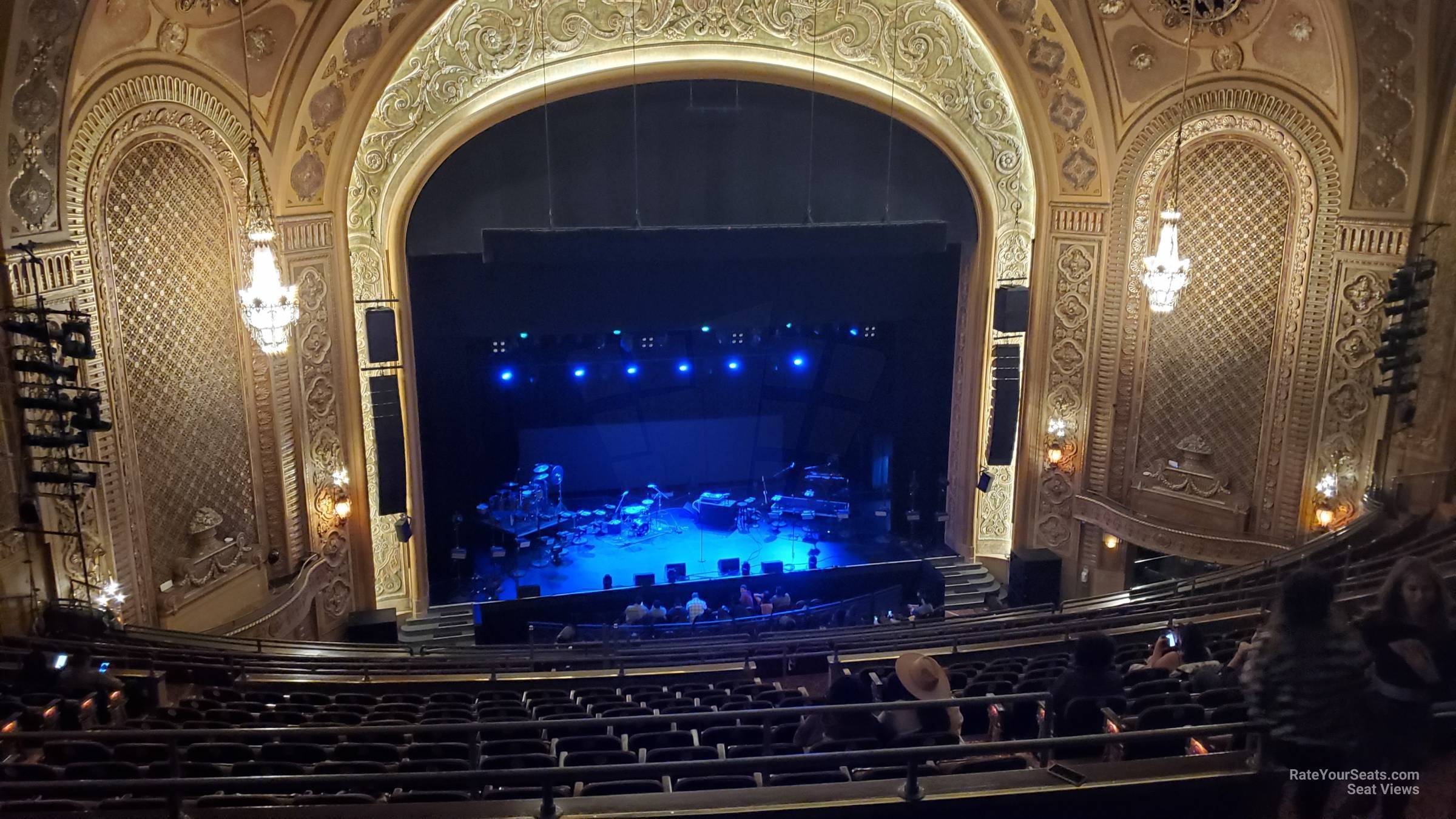 section 24, row o seat view  - paramount theatre - seattle