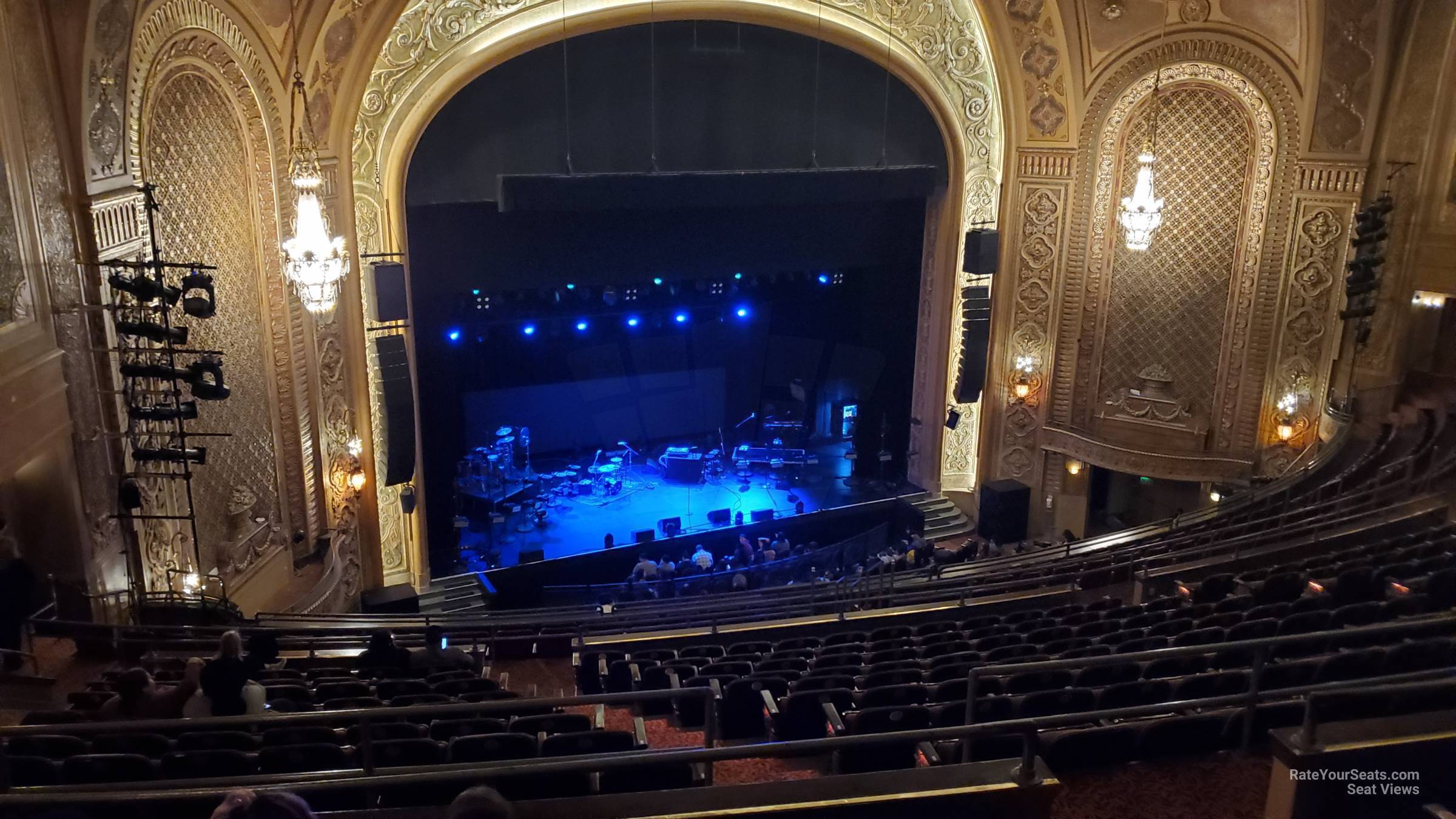 section 25, row n seat view  - paramount theatre - seattle