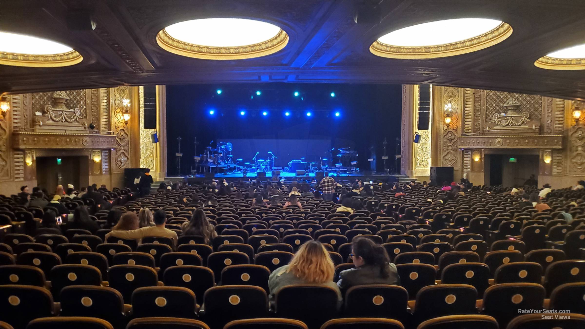 main floor 3, row hh seat view  - paramount theatre - seattle