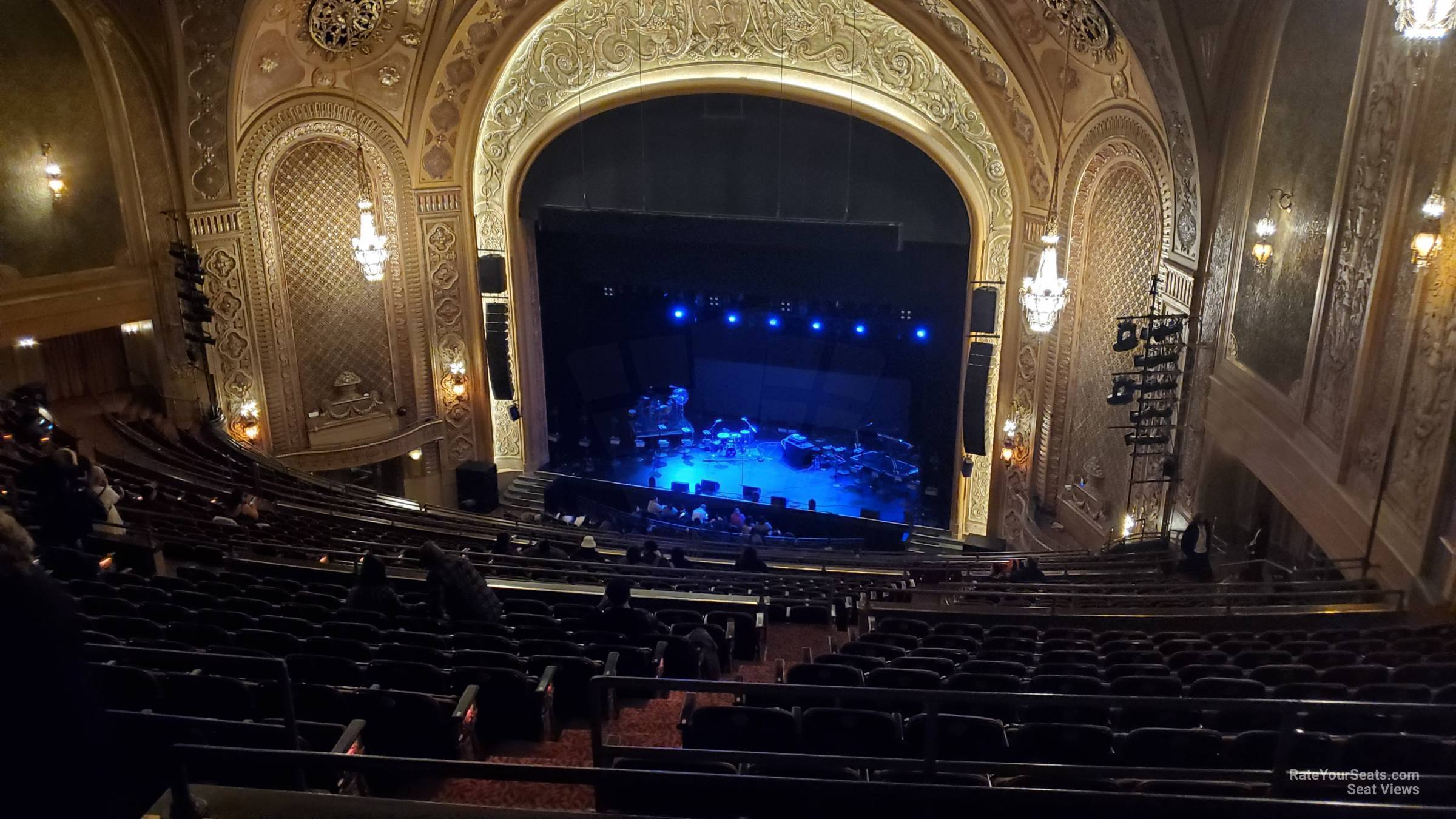 section 31, row v seat view  - paramount theatre - seattle