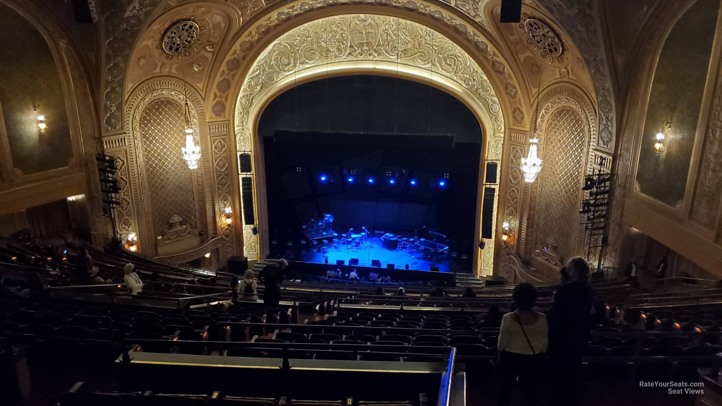 section 32, row x seat view  - paramount theatre - seattle