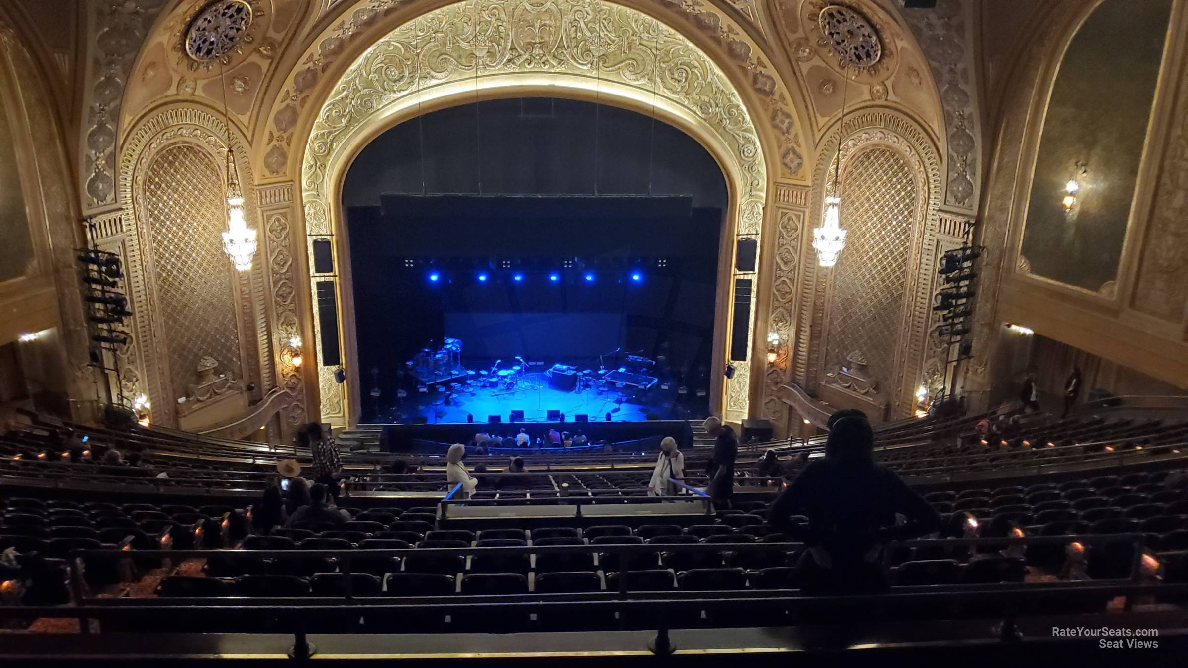 section 33, row w seat view  - paramount theatre - seattle