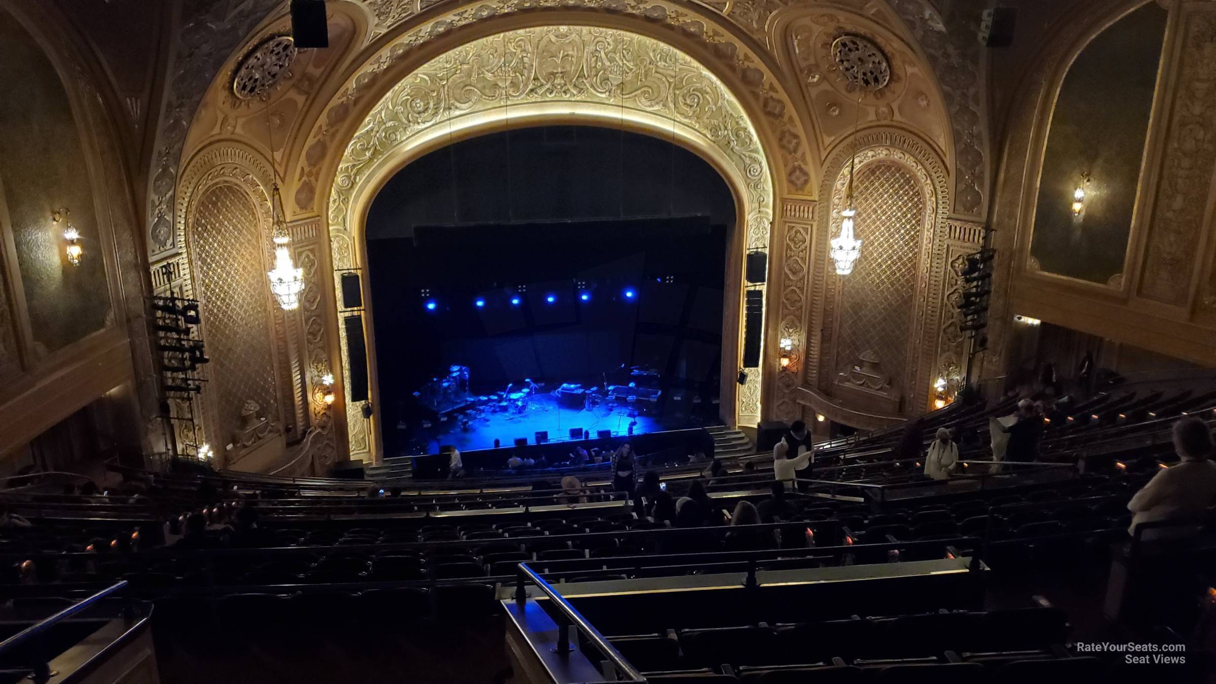 section 34, row y seat view  - paramount theatre - seattle