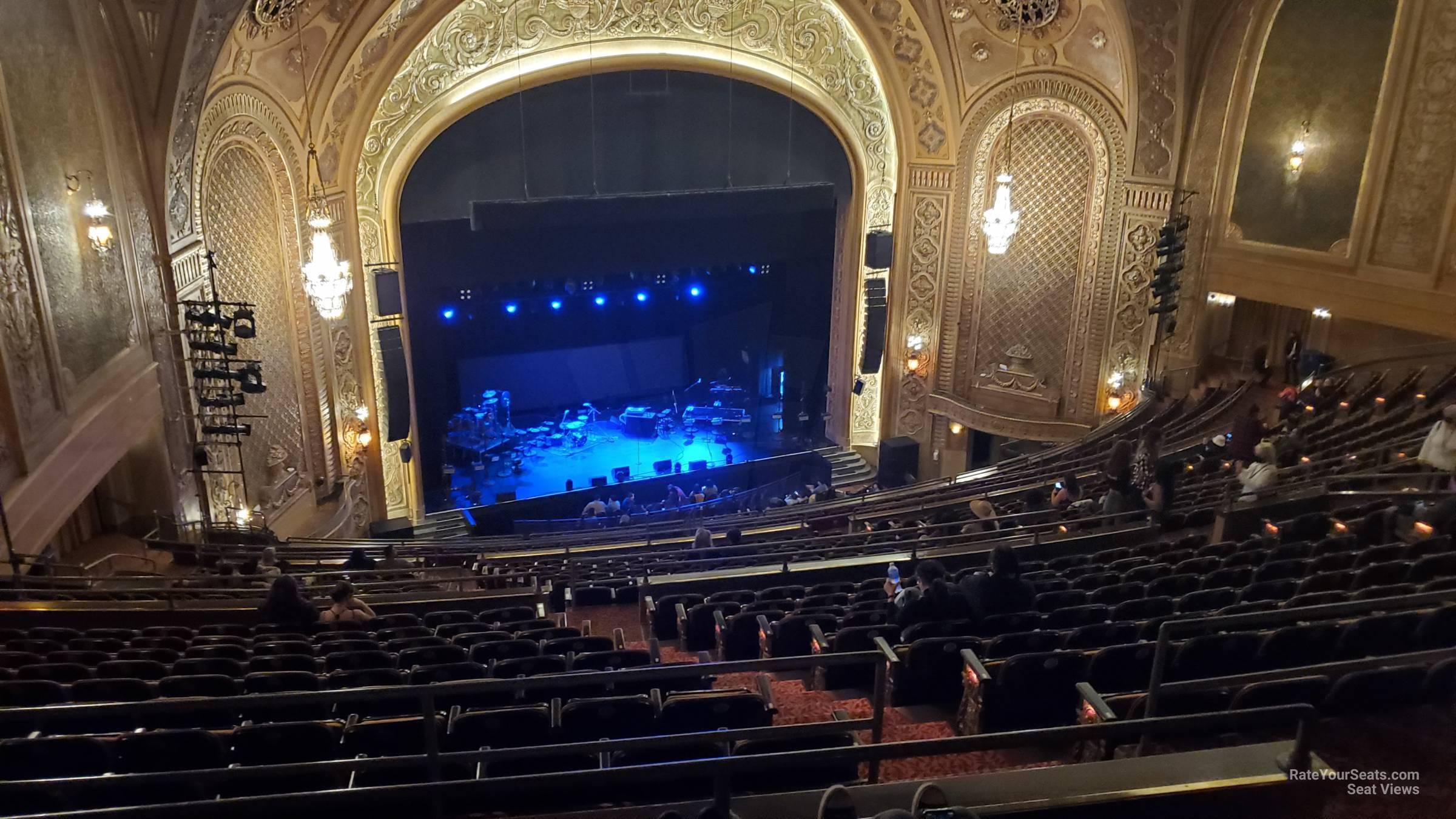 section 35, row v seat view  - paramount theatre - seattle