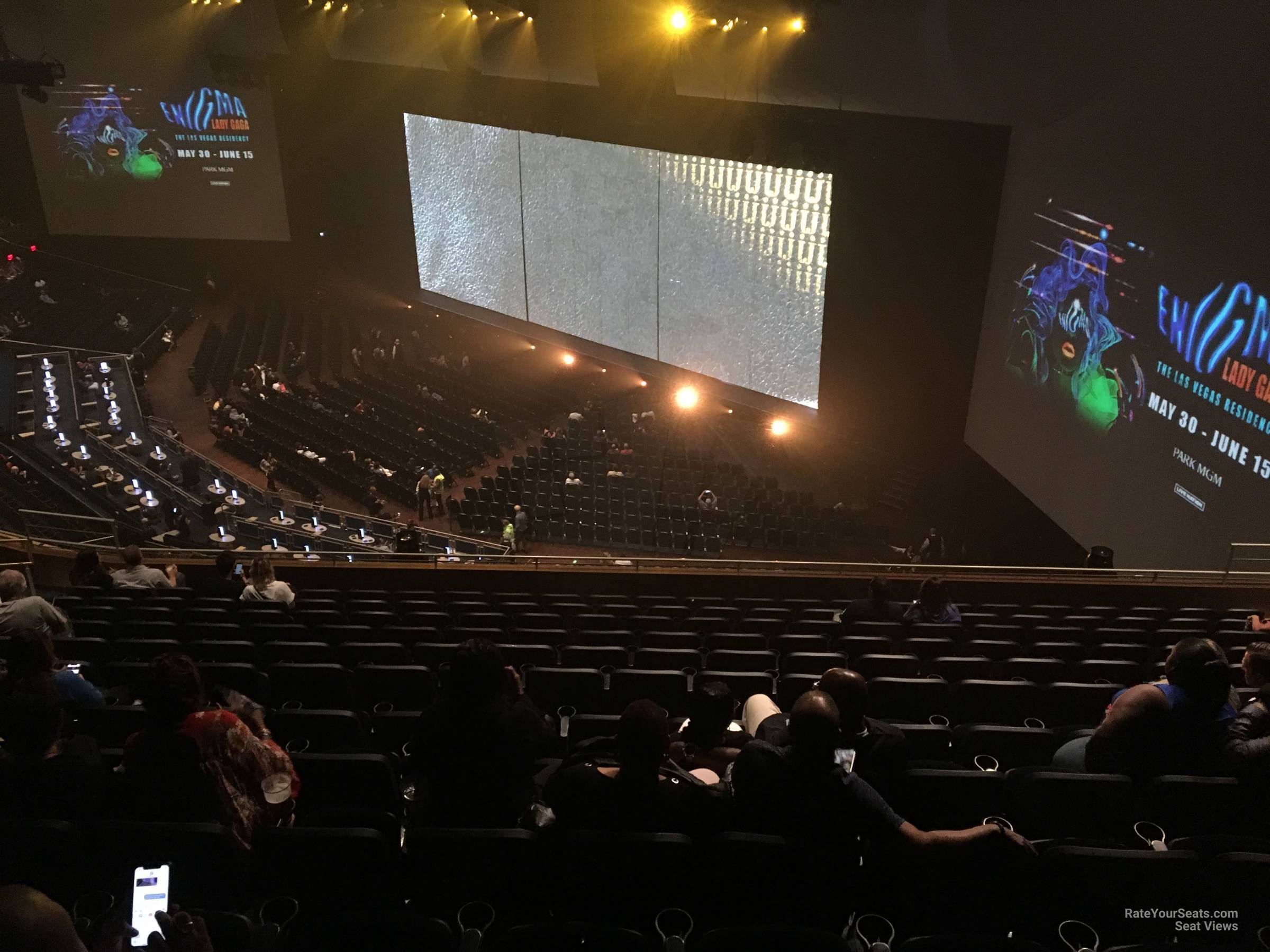 Park Theater At Park Mgm Las Vegas Nv Seating Chart