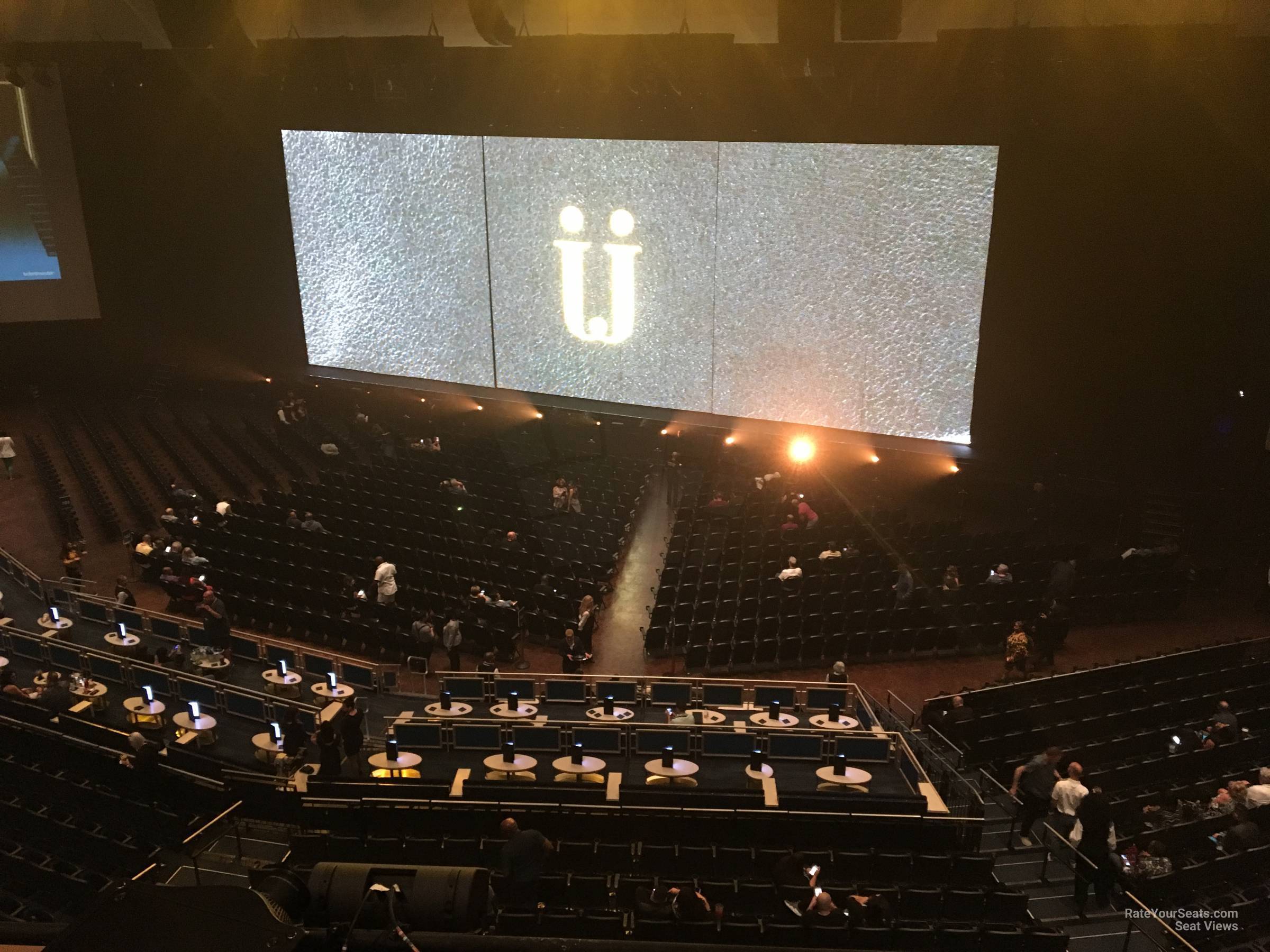 section 403, row b seat view  - dolby live at park mgm