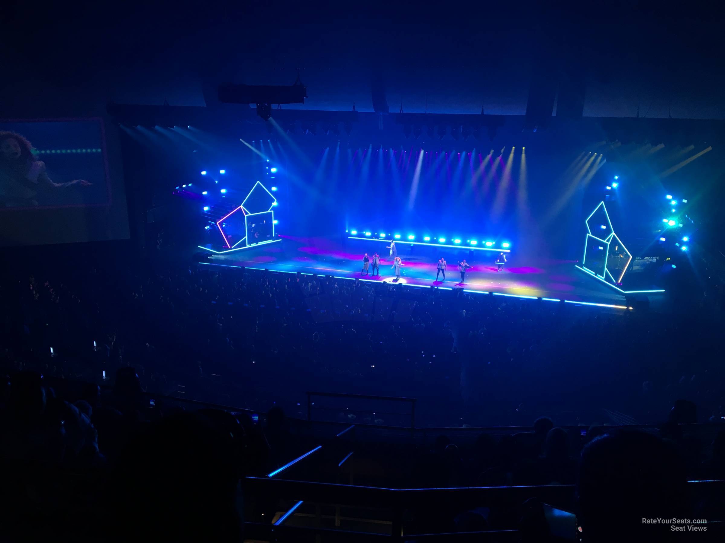section 403, row f seat view  - dolby live at park mgm