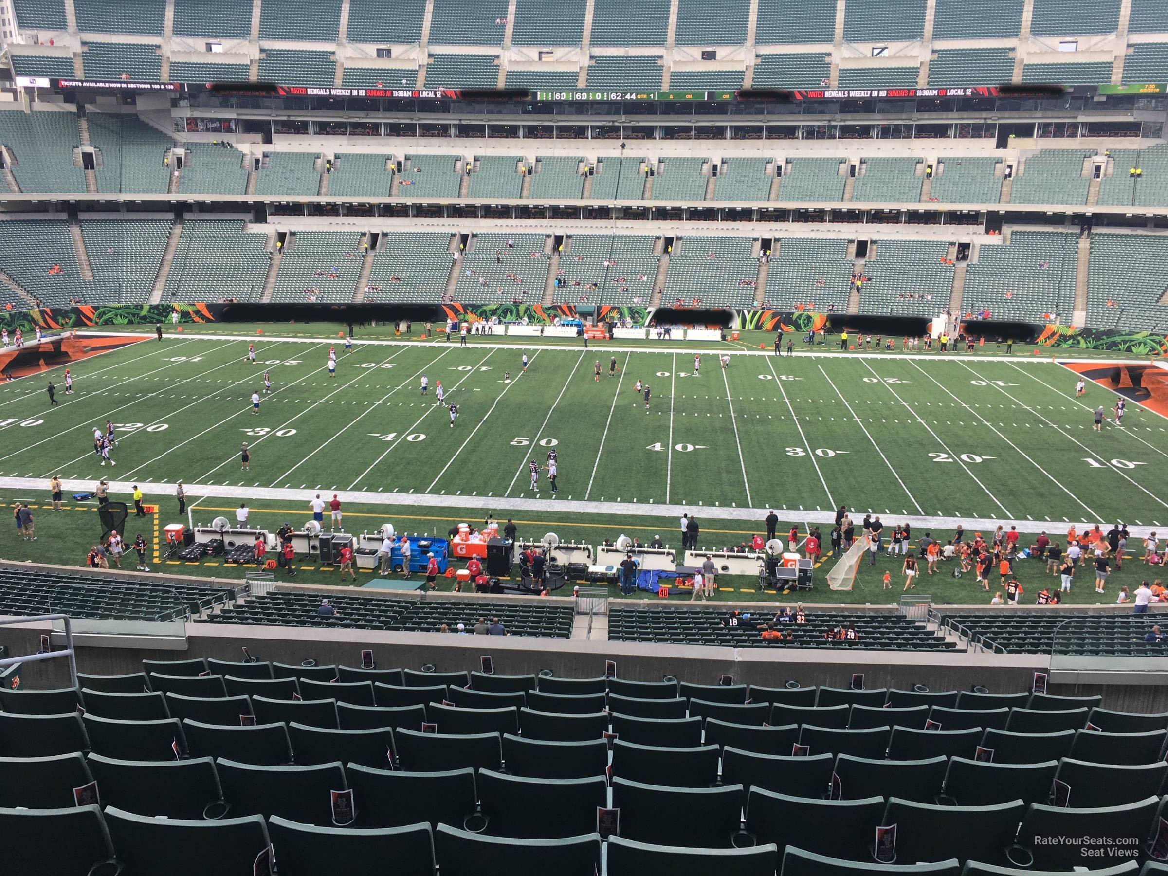 section 209, row 10 seat view  for football - paycor stadium