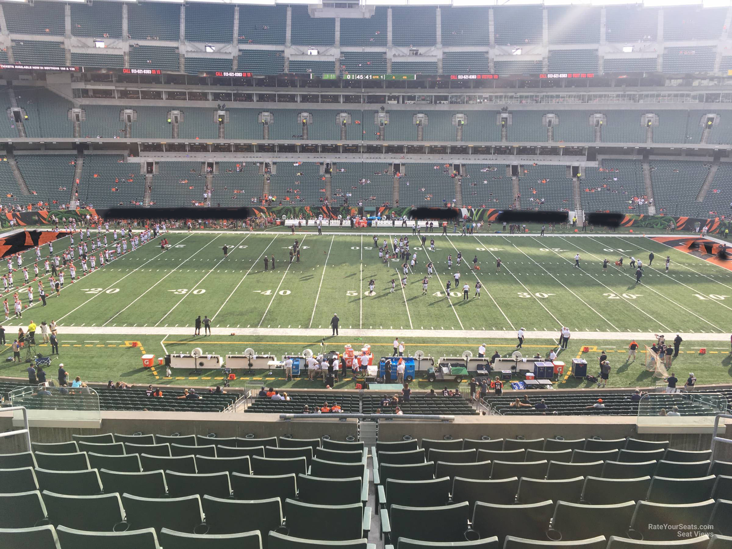 section 240, row 10 seat view  - paycor stadium