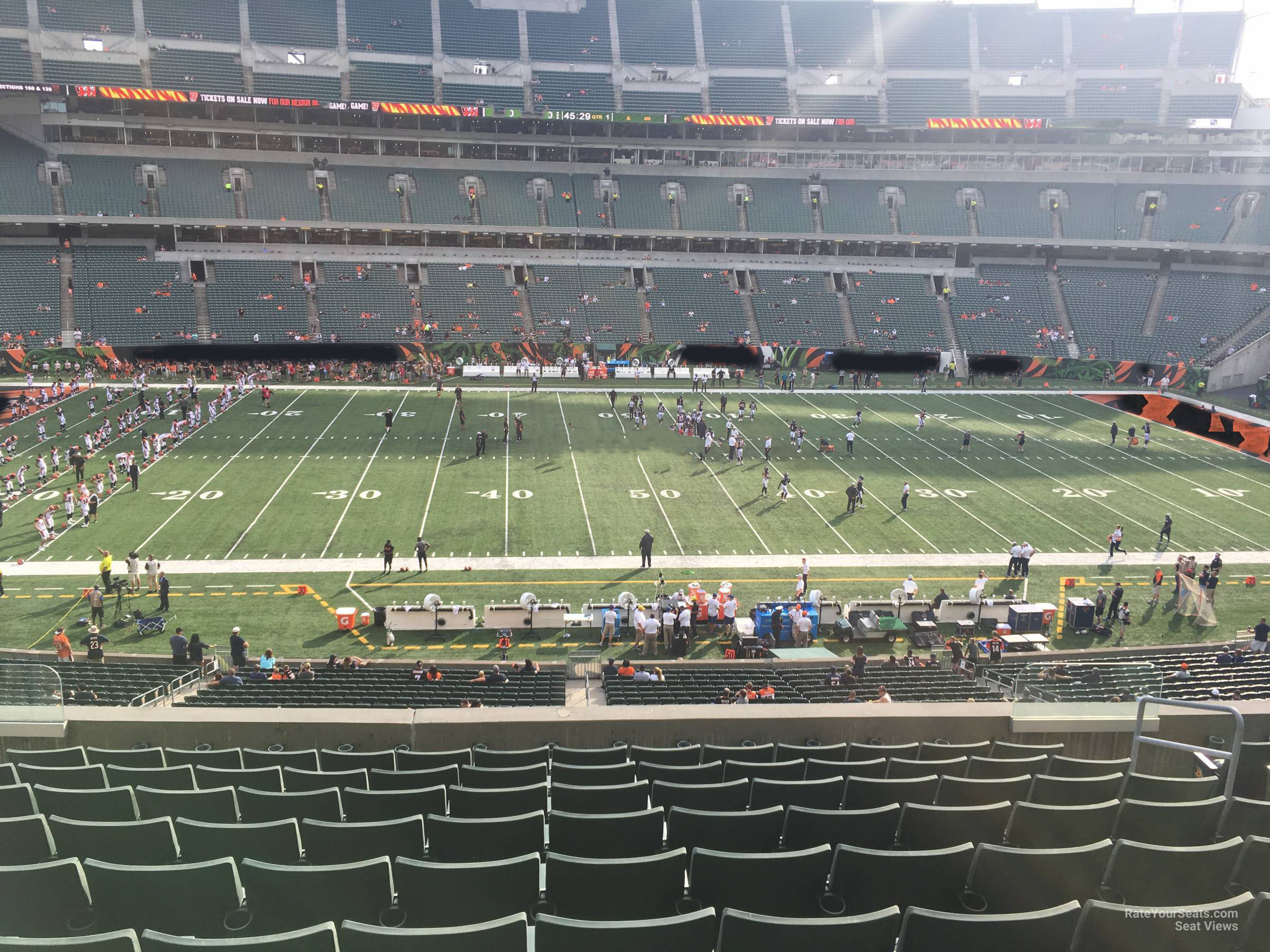 section 241, row 10 seat view  - paycor stadium