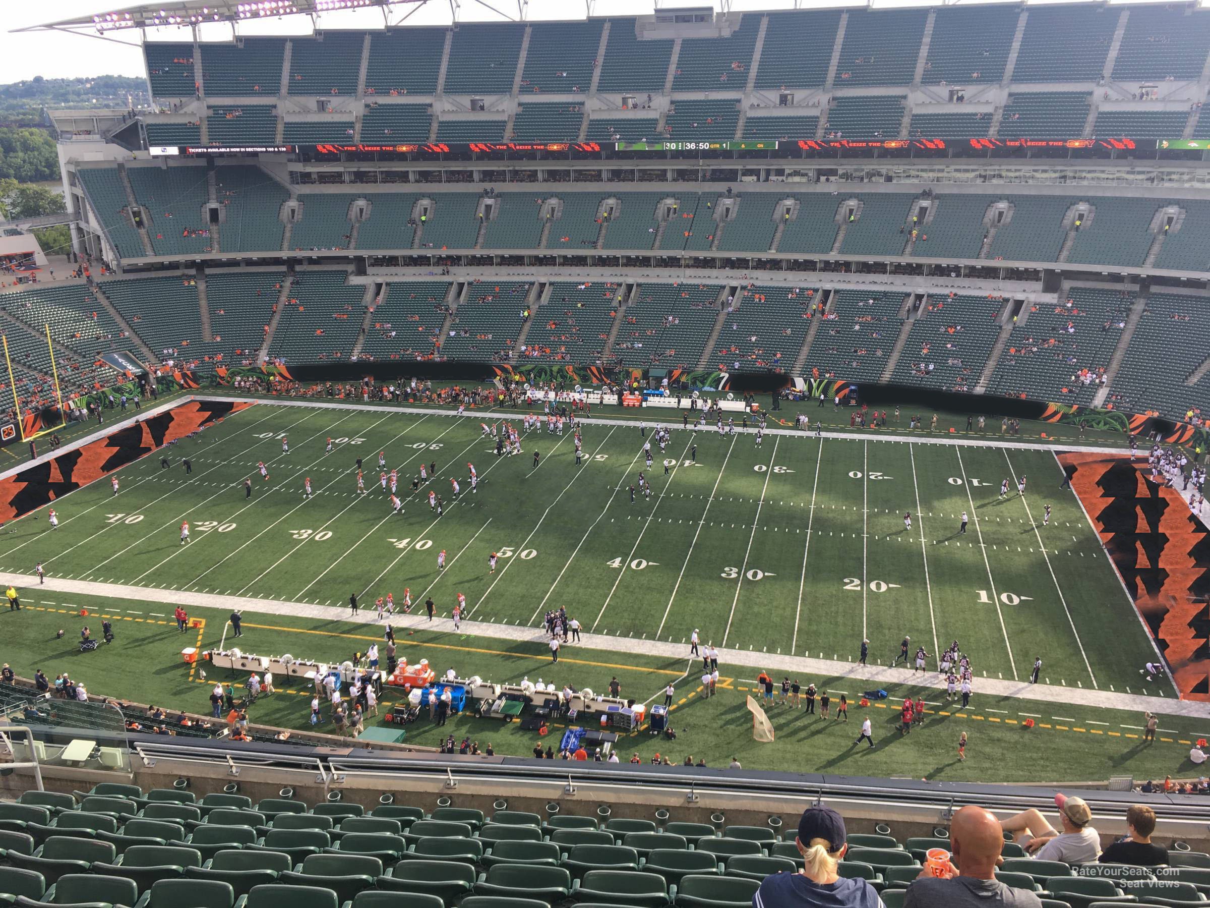 Section 338 at Paul Brown Stadium